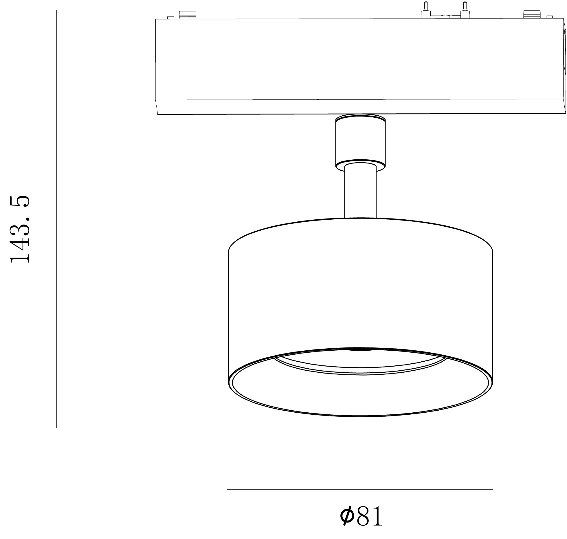 Трековый светильник SWG PRO SLIM SL-SLIM-FTSBL-10-CCT