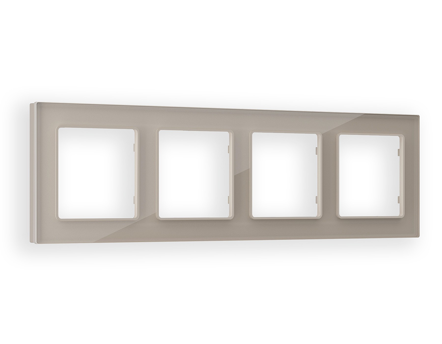 Рамка Ambrella Volt Platos Стекло натуральное AF380604