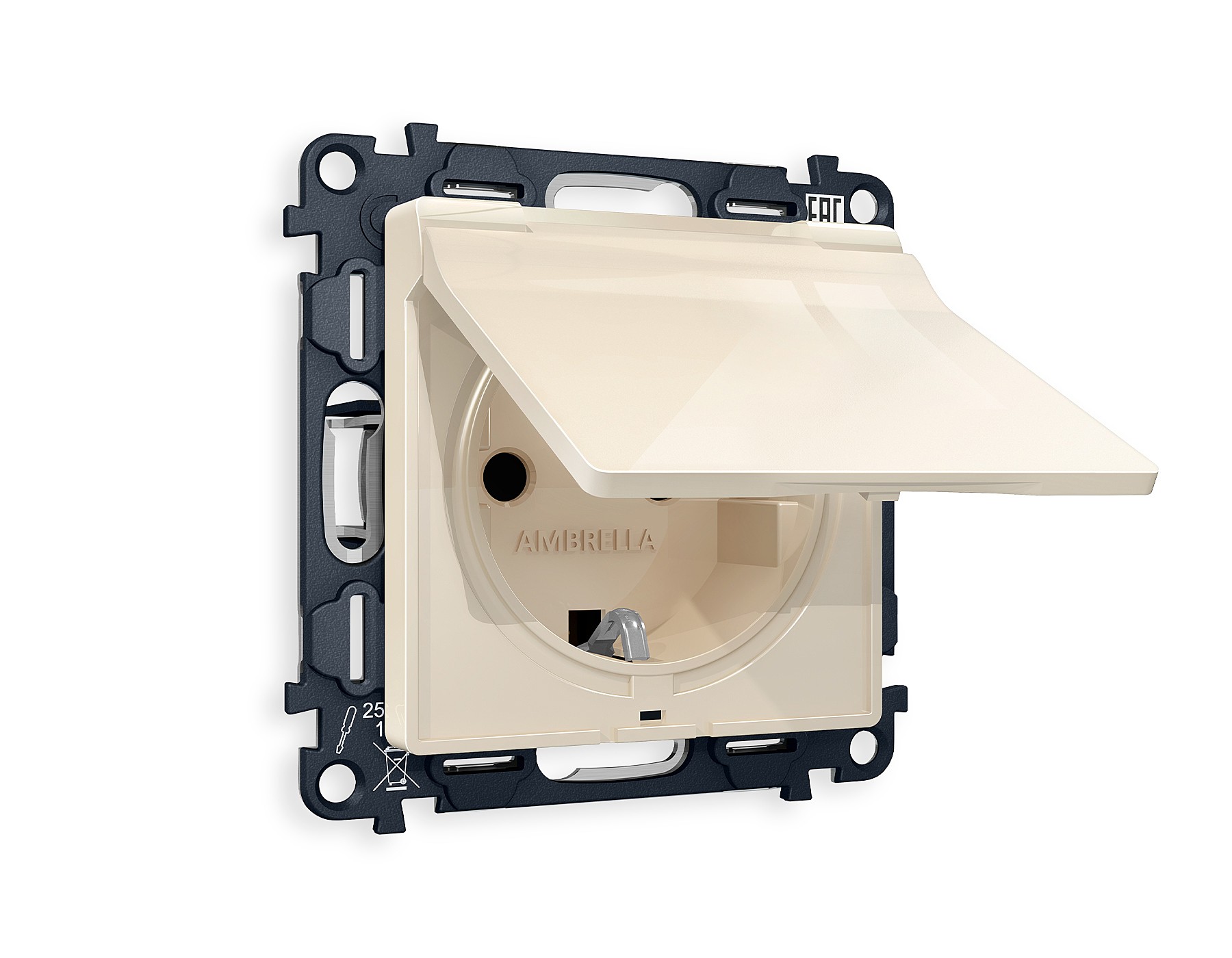 Розетка Ambrella Volt ALFA MA308010