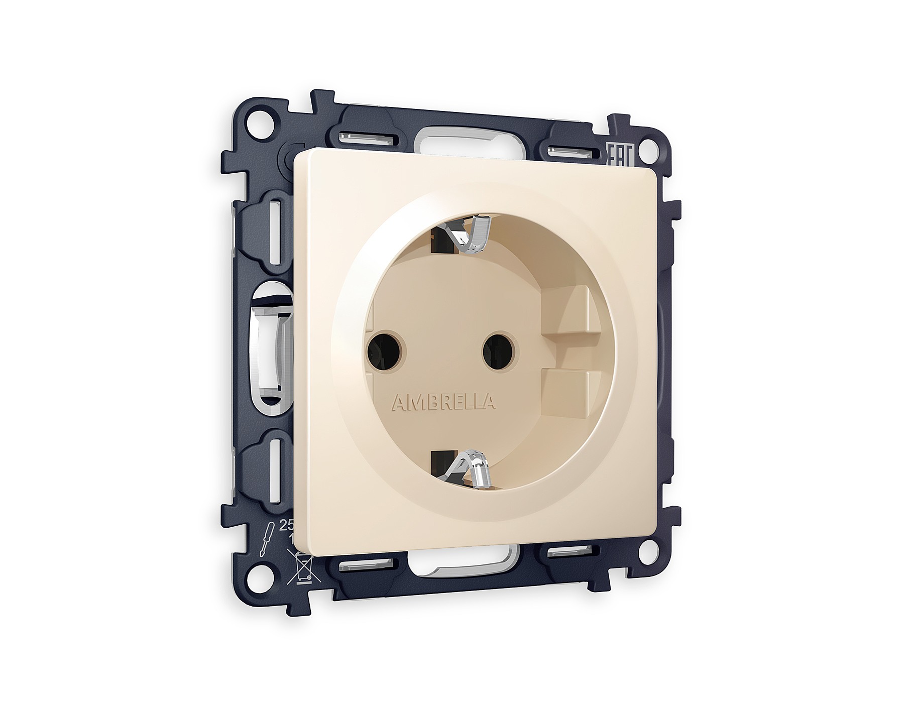 Розетка Ambrella Volt ALFA MA327010