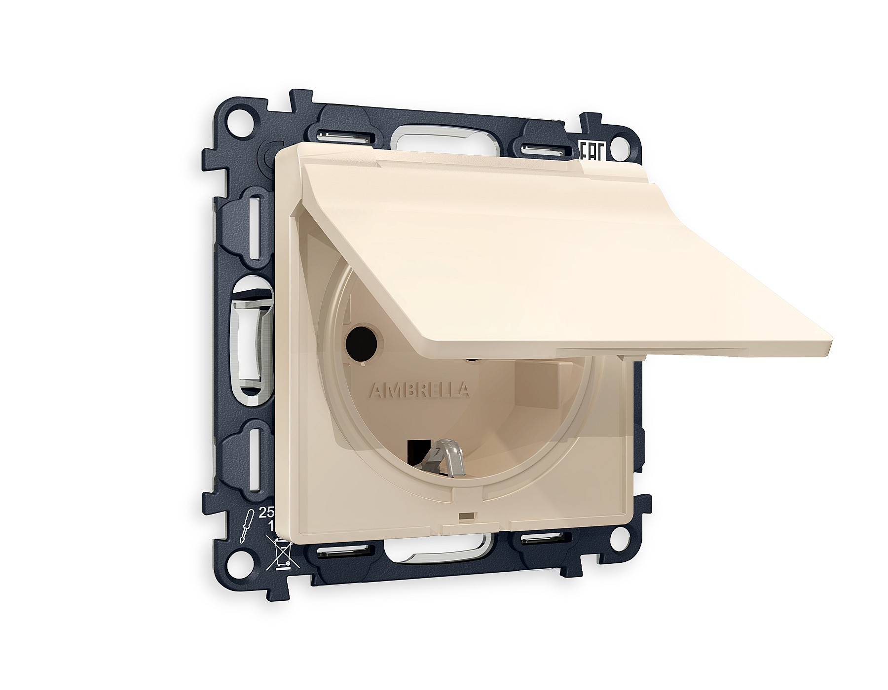 Розетка Ambrella Volt ALFA MA328010