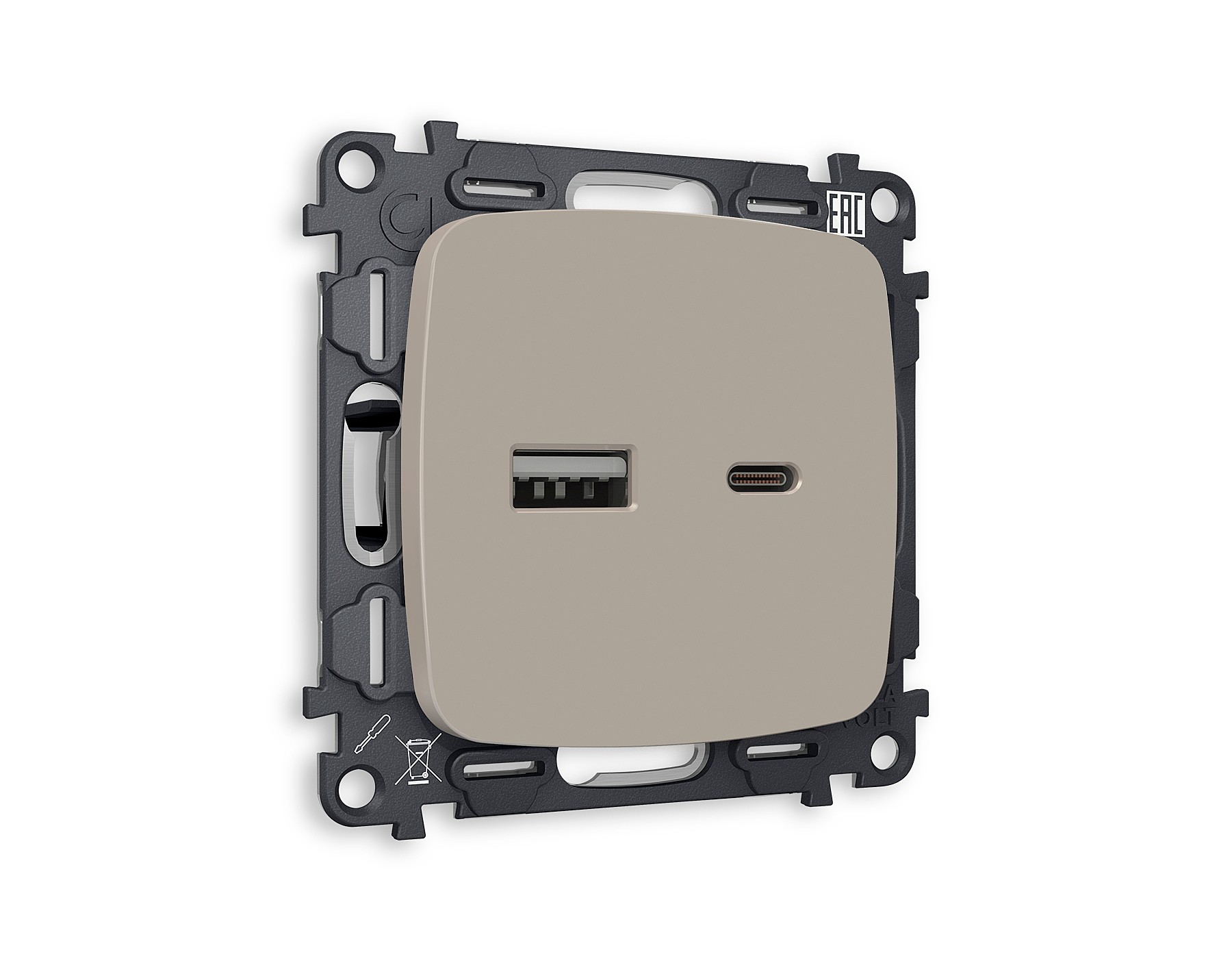 Розетка Ambrella Volt OMEGA MO371010