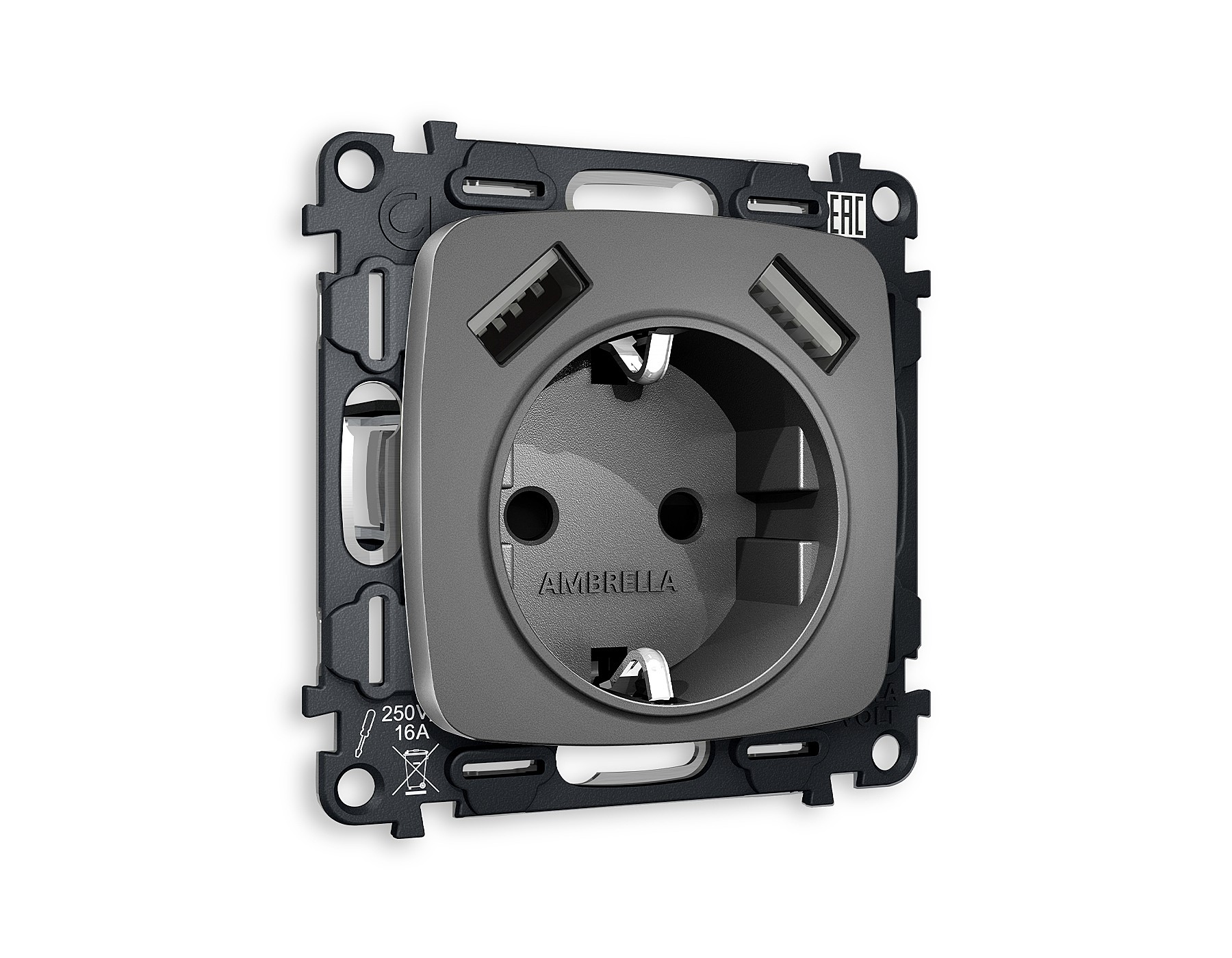 Розетка Ambrella Volt OMEGA MO659010