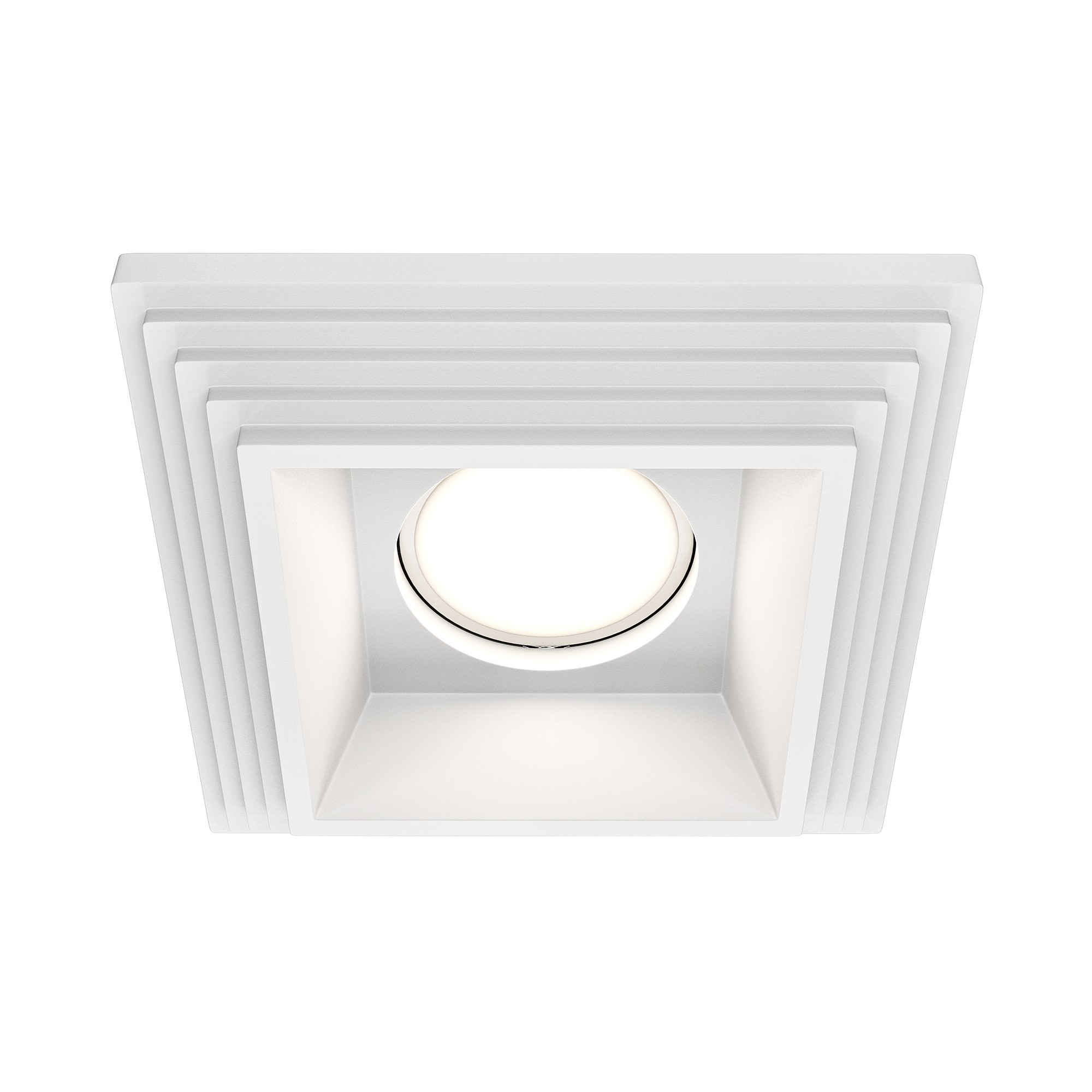 Встраиваемый светильник Maytoni Gyps Modern DL005-1-01-W-1