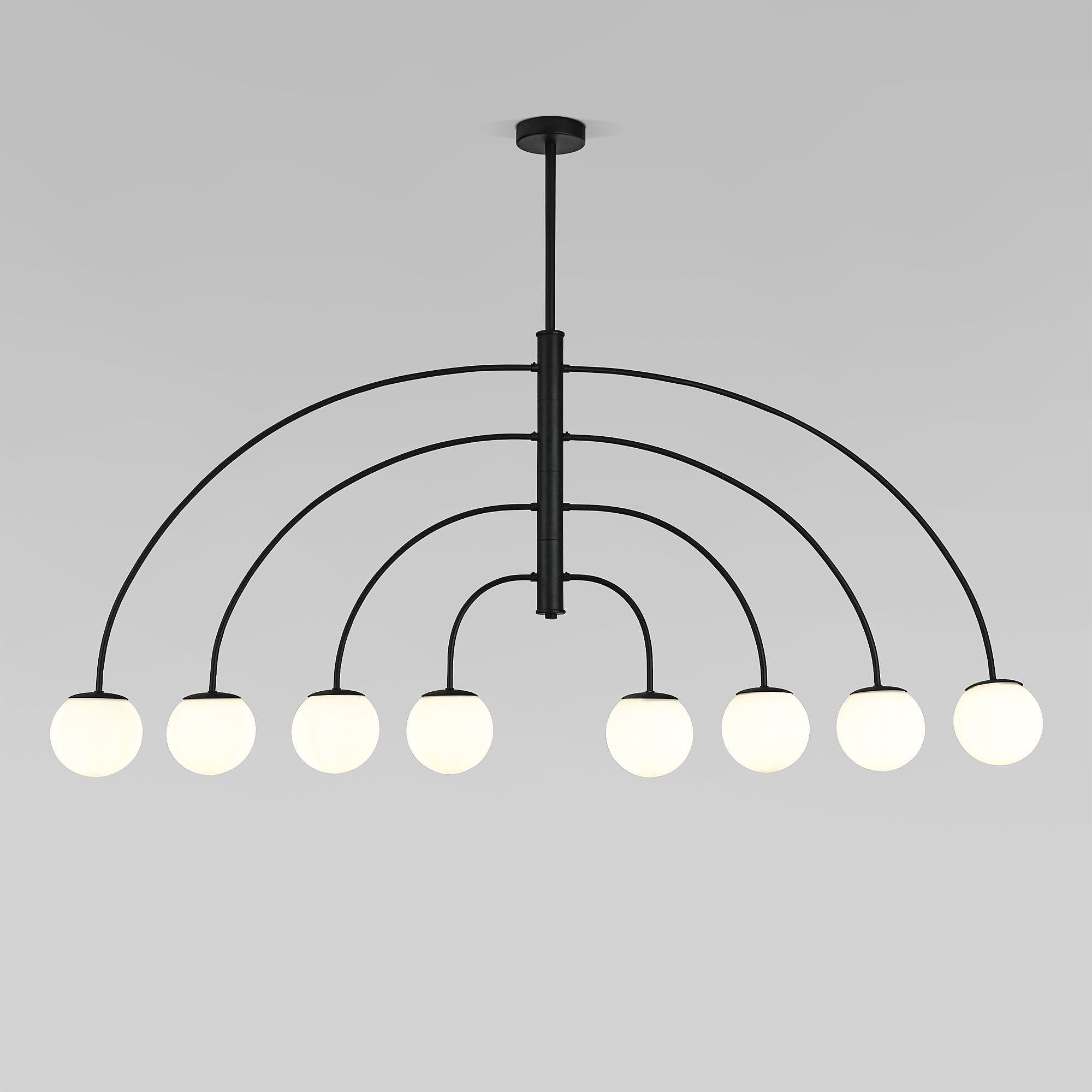 Люстра на штанге Eurosvet Cenacolo 30179/8 черный