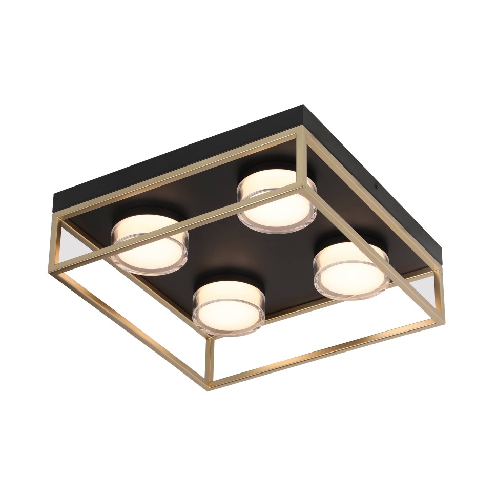 Потолочная люстра ILedex Link 4778-37x37 MBK+SGD