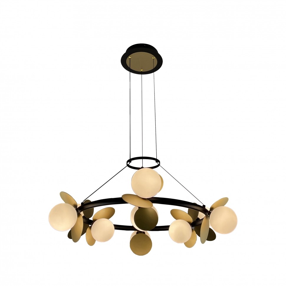 Подвесная люстра ILedex Savage C4641-9 MBK+SGD