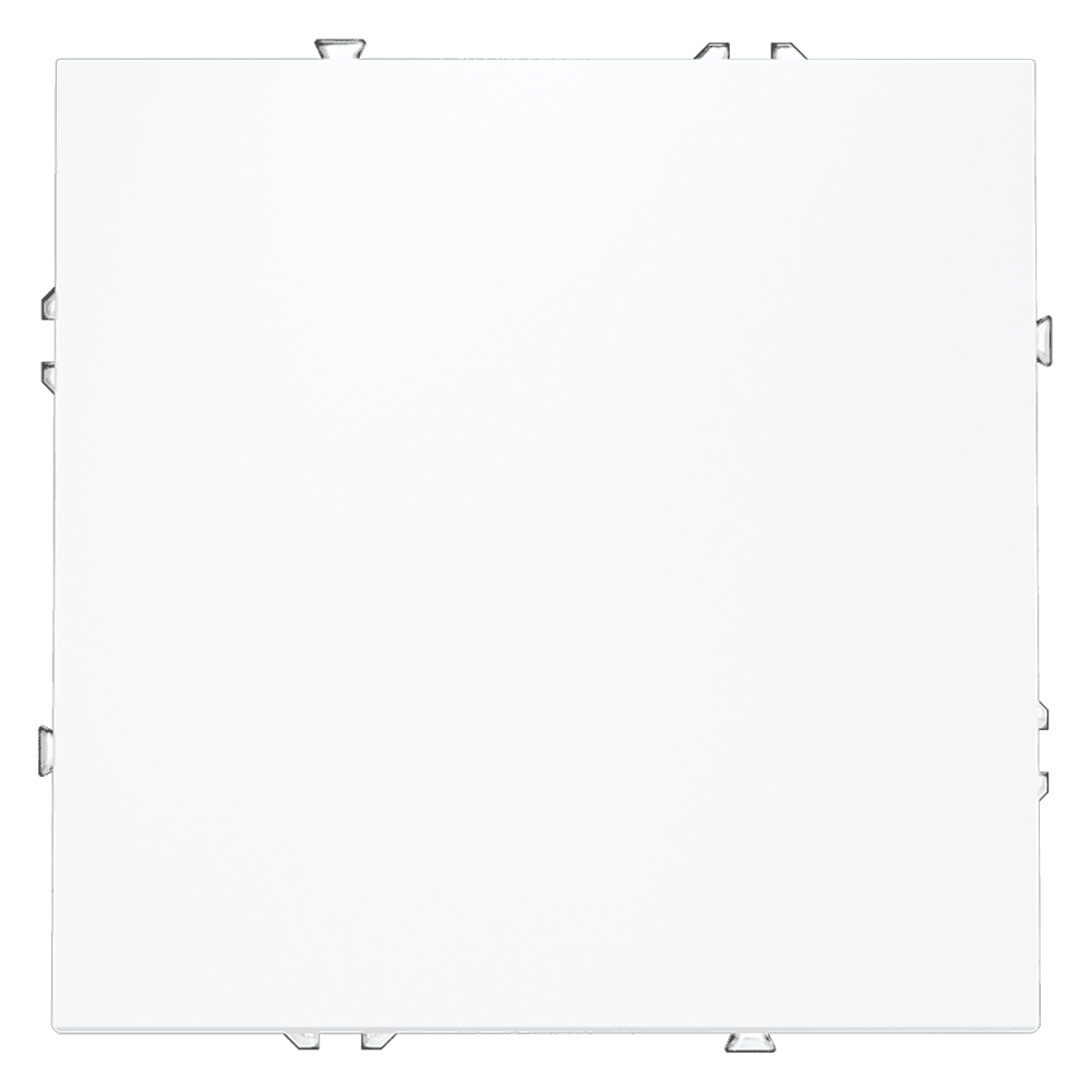 Выключатель встраиваемый VOLTUM S70 одноклавишный 10А, (белый матовый) VLS010102