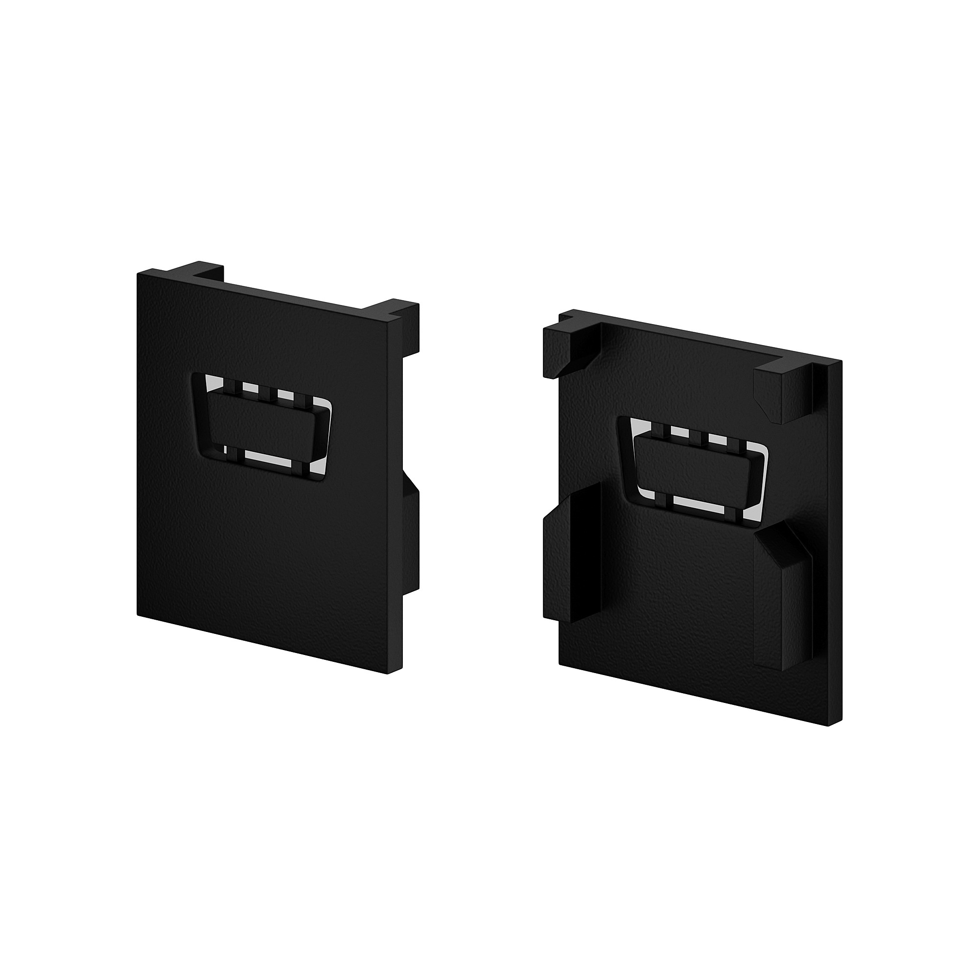 Комплект заглушек для алюминиевого профиля Maytoni Комплектующие для уличной трековой системы Exility IP O-TR002-EC