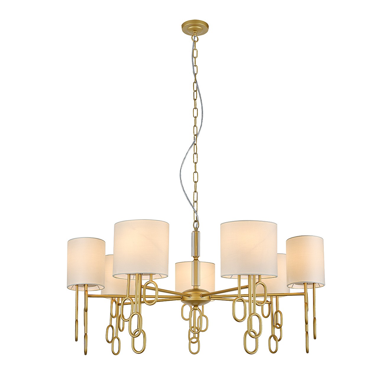 Подвесная люстра Indigo Amali V000480 13026/7P Gold