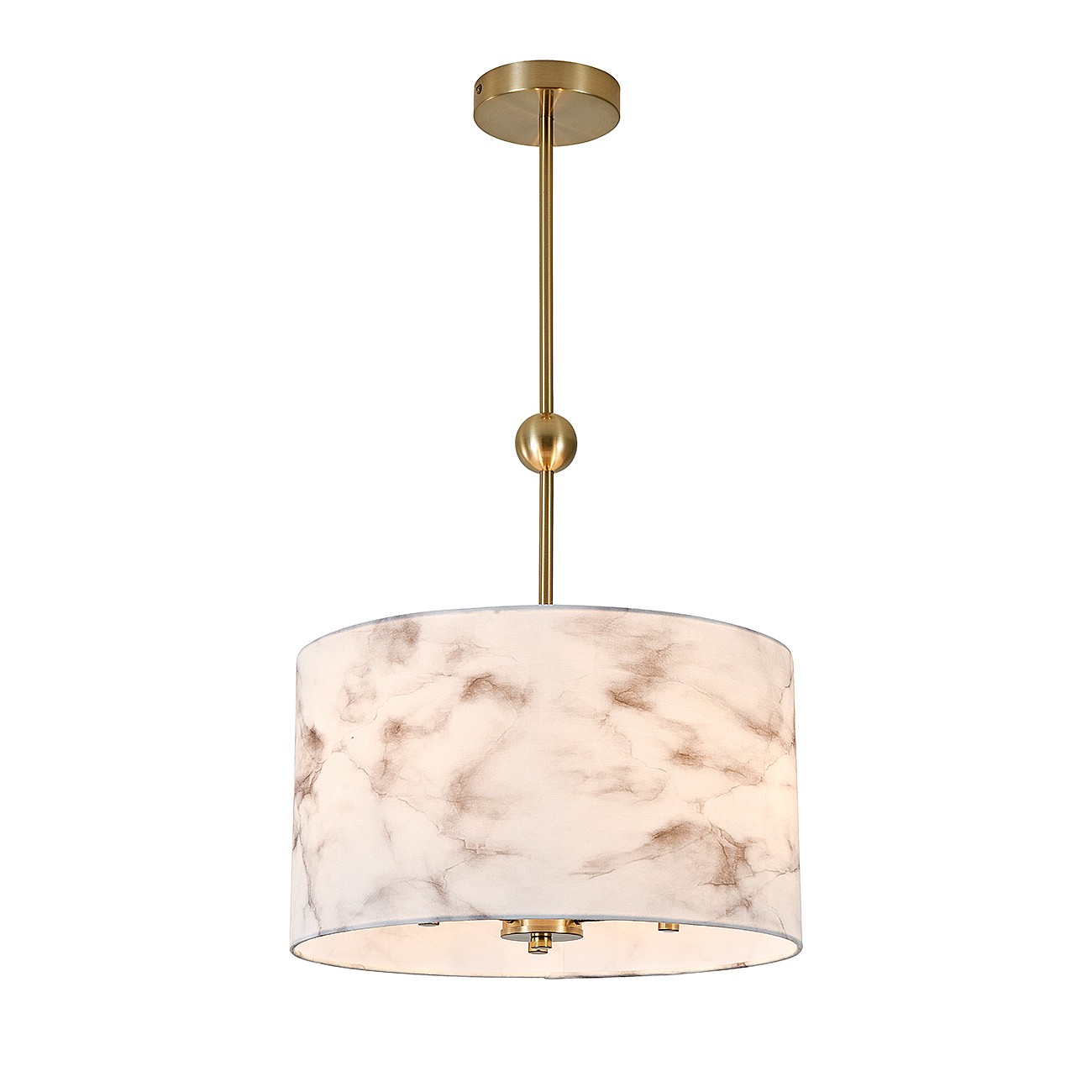 Люстра на штанге Indigo Venato V000580 13036/3R Brass