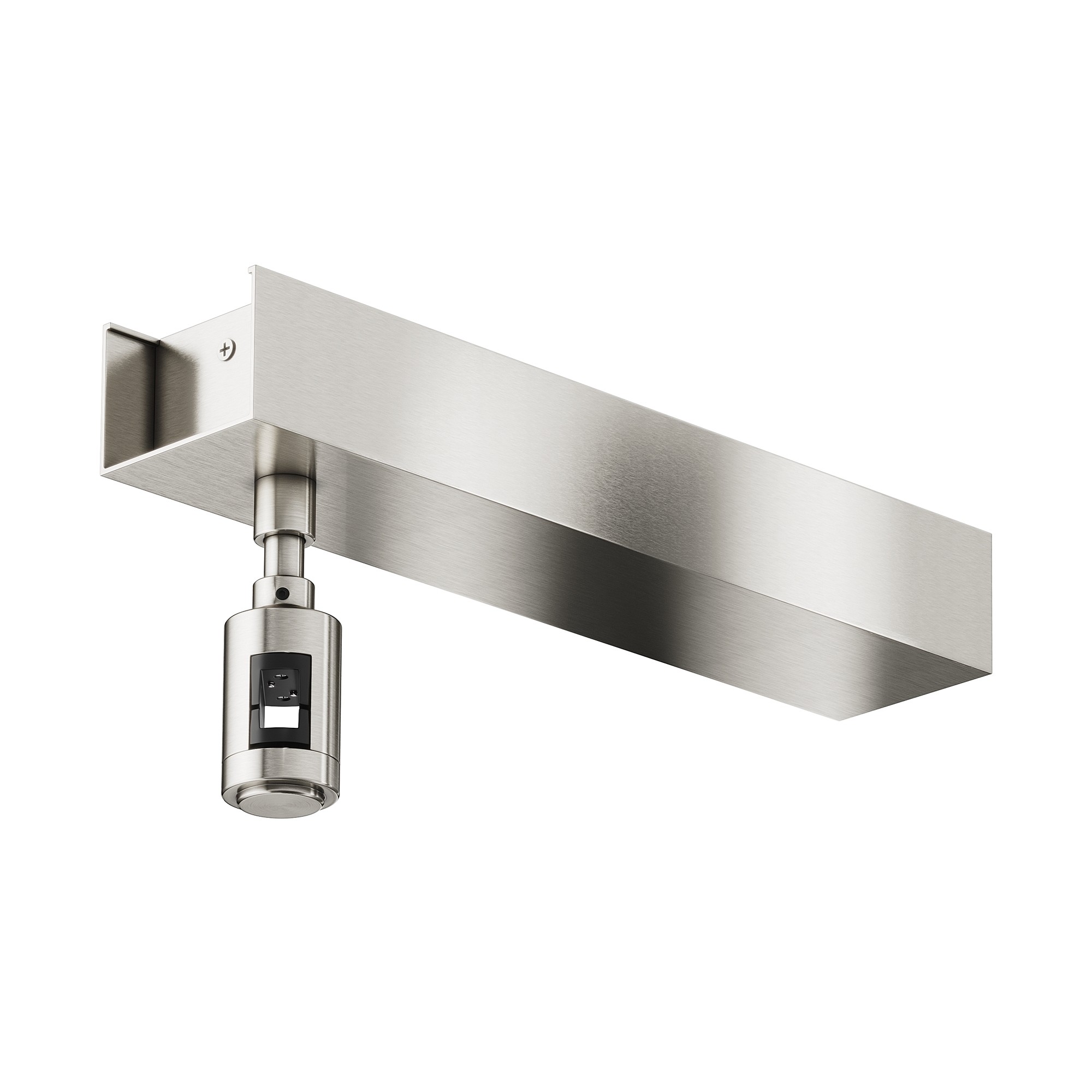 Основание потолочное Short для блока питания с вводом питания Maytoni Accessories for tracks Flarity TRA156C-BB1-PT