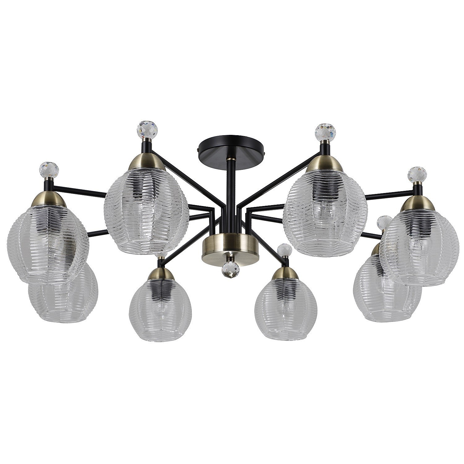 Потолочная люстра Gerhort G11090 G11090/8MBK+BRS CL