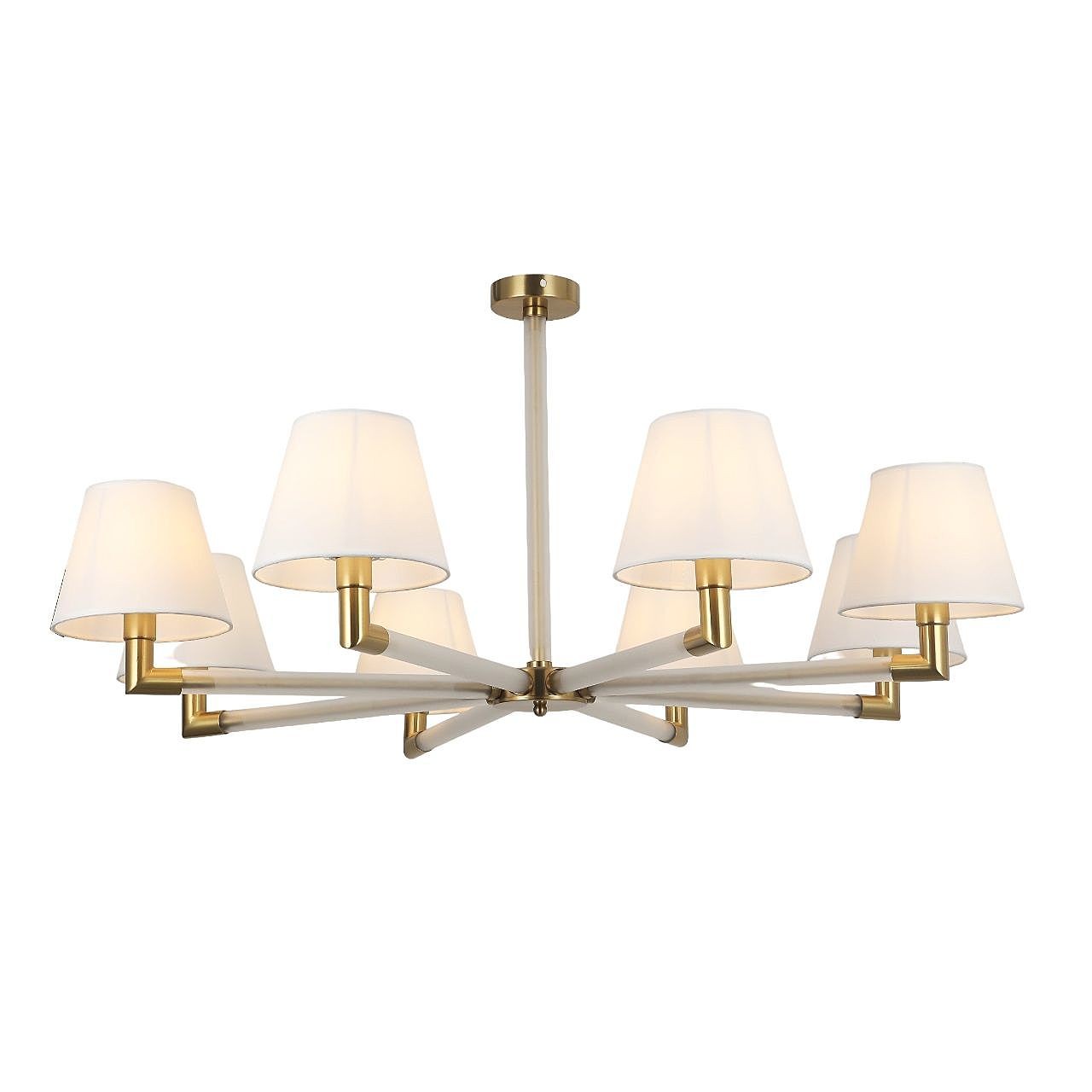 Потолочная люстра Gerhort G11112 G11112/8BRS+CL WT