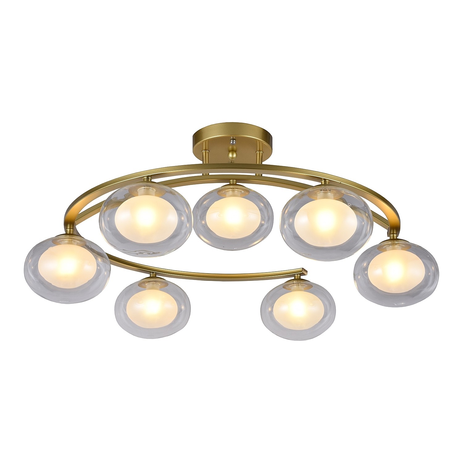 Потолочная люстра Gerhort G31117 G31117/7GD CL+WT