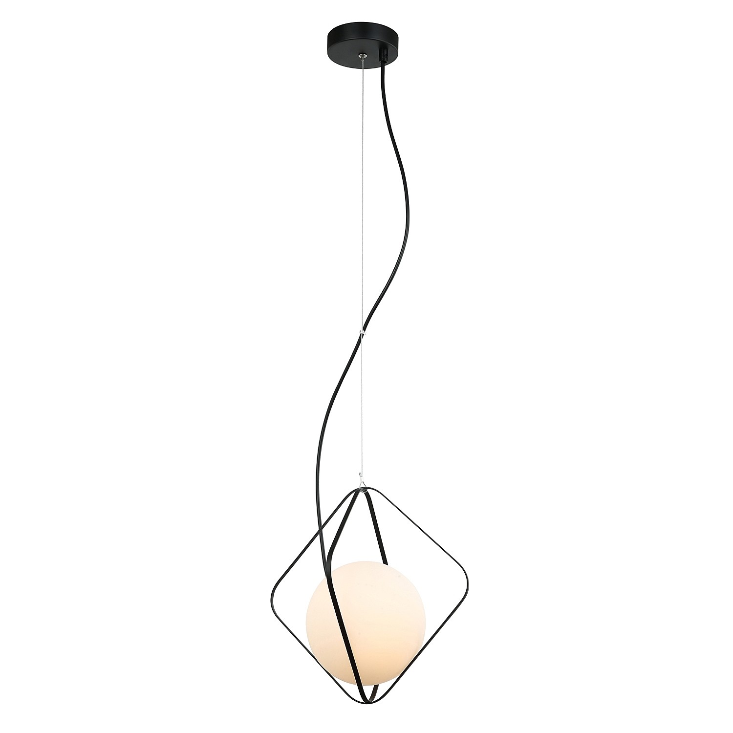 Светильник подвесной Gerhort G51209 G51197/1BK WT