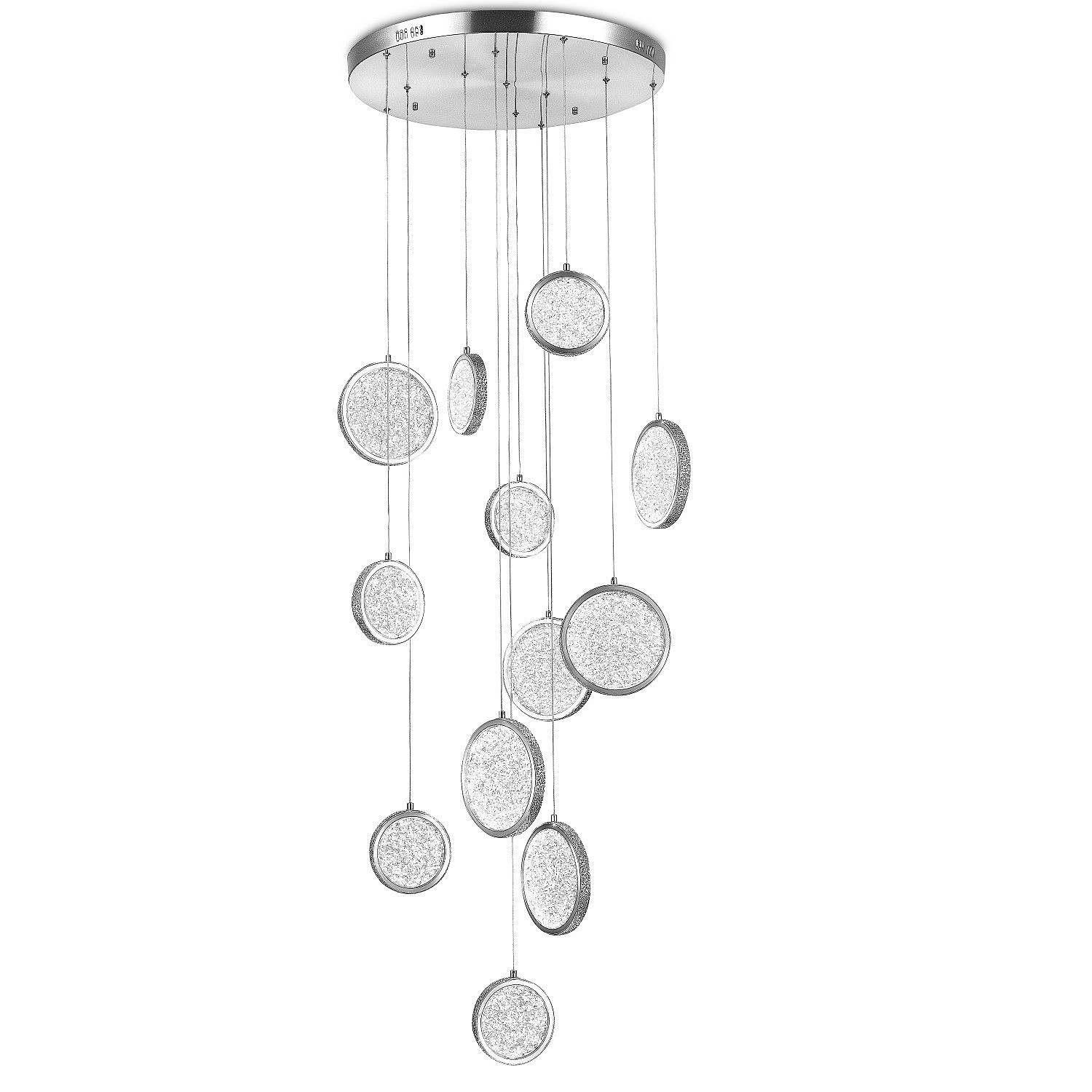 Люстра каскадная Gerhort G52165 G52165/12CR CL