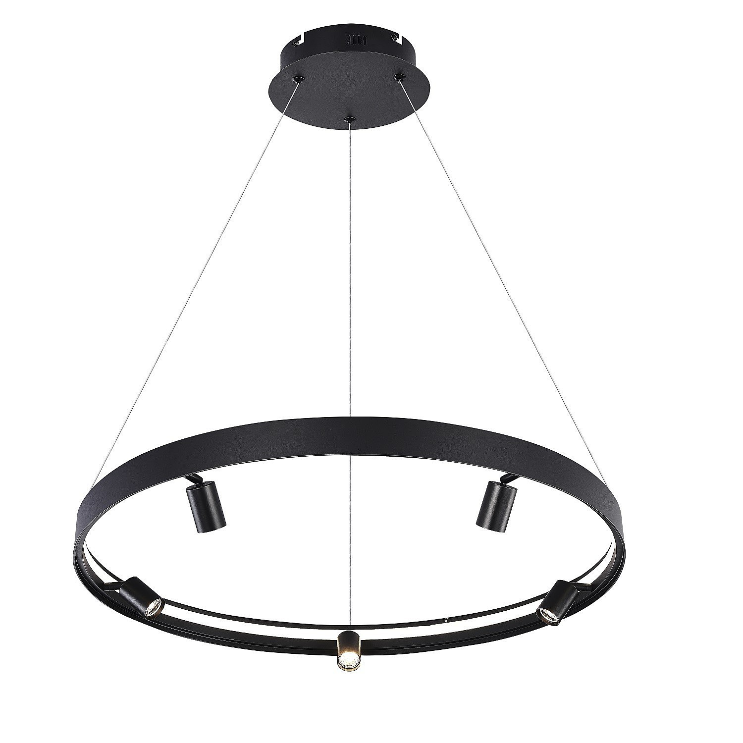 Подвесная люстра Gerhort G52170 G52170/1+5BK BK+WT