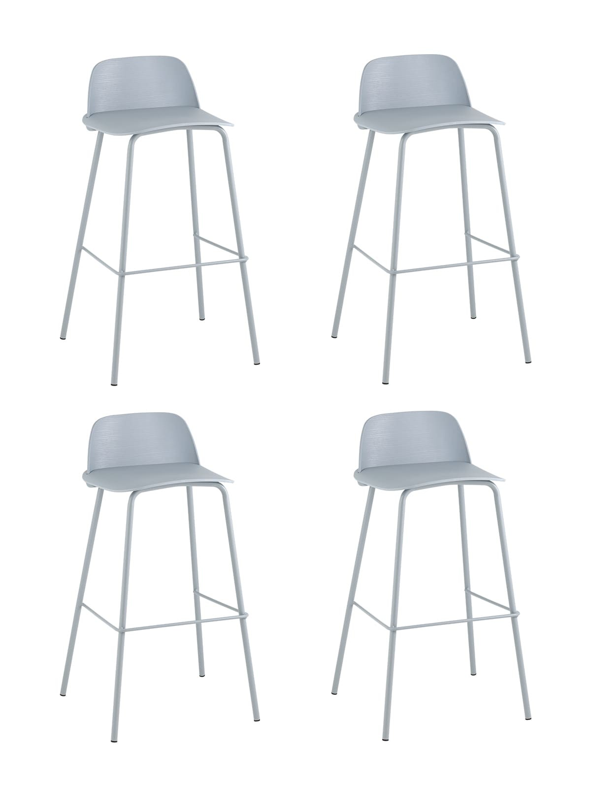Комплект стульев Stool Group Mist 8063T 75 blue 107 X4