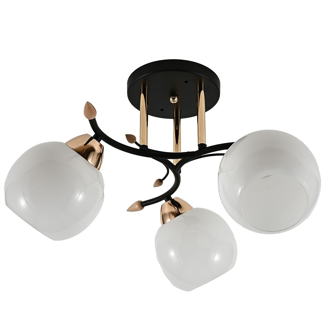 Потолочная люстра ЭкономСвет 10089 10089/3BK+FGD WT