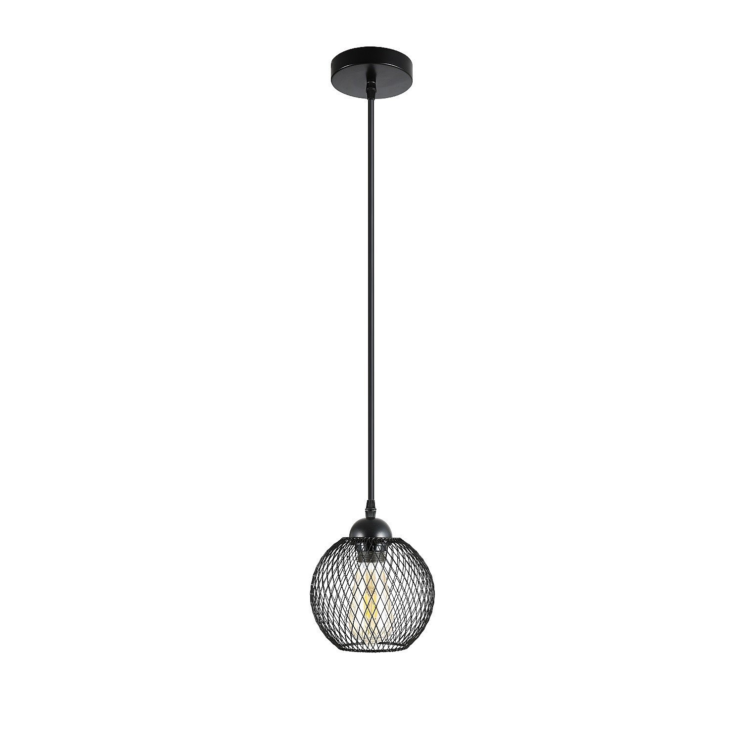 Светильник подвесной ЭкономСвет 10266 10266/1BK BK