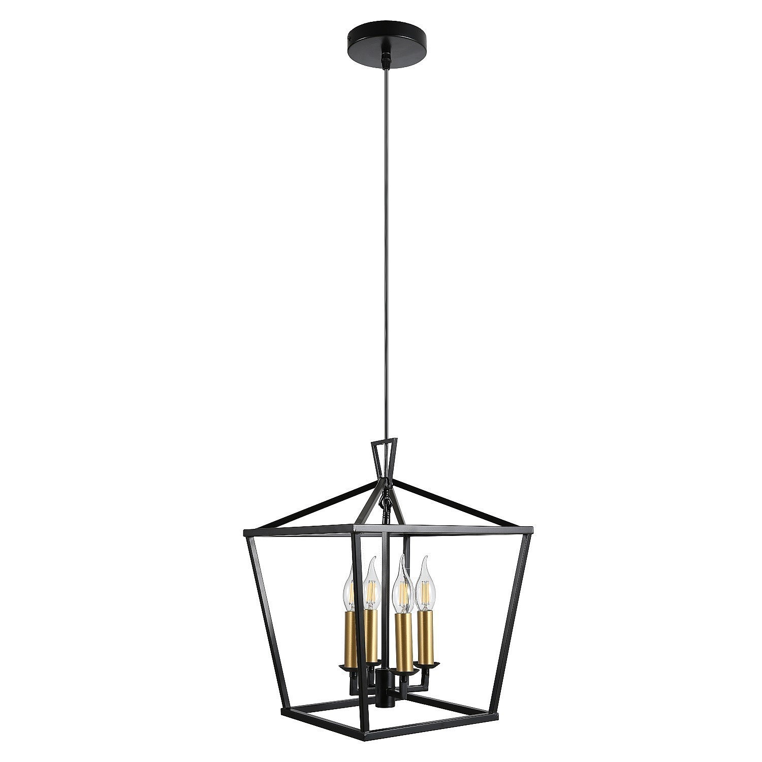 Подвесная люстра ЭкономСвет 10276 10276/4BK+GD