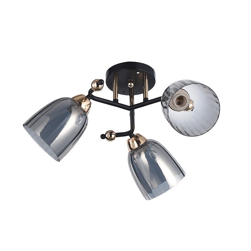 Потолочная люстра ЭкономСвет 12229 12229/3BK+FGD GR