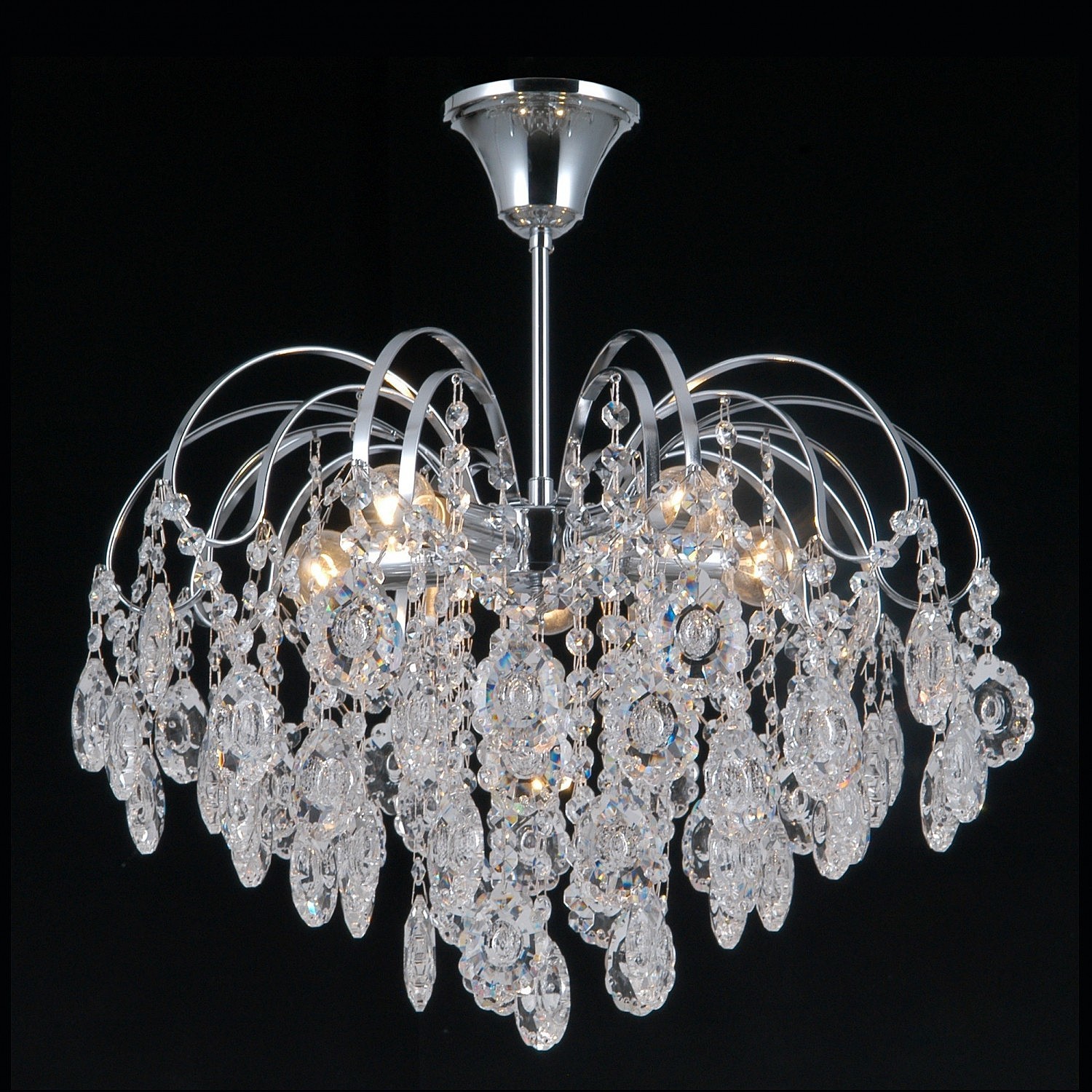 Потолочная люстра ЭкономСвет 15540 15540/5CR+CL