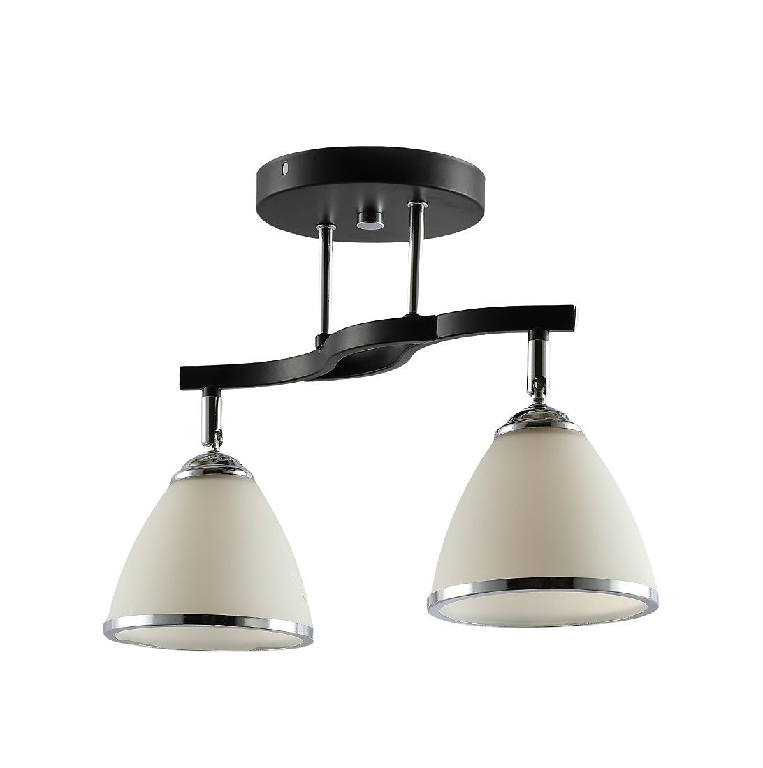 Потолочная люстра ЭкономСвет 20101 20101/2BK+CR WT