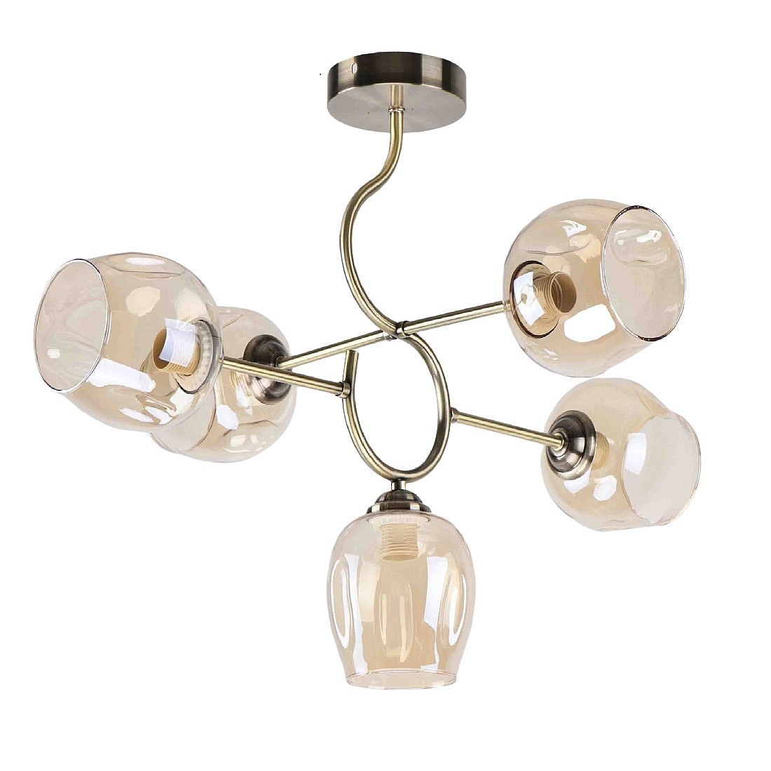 Потолочная люстра ЭкономСвет 20111 20111/5AB AMB