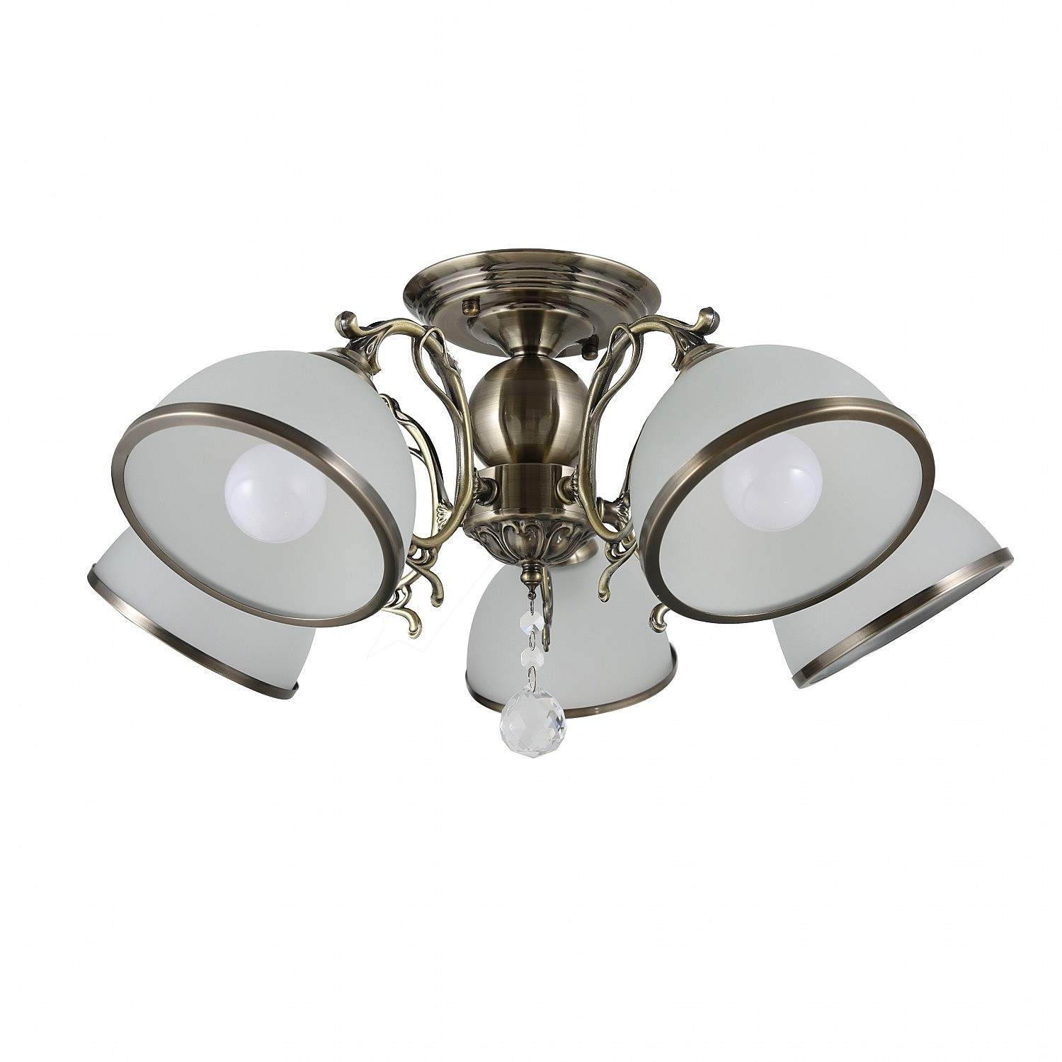 Потолочная люстра ЭкономСвет 28066 28066/5AB WT