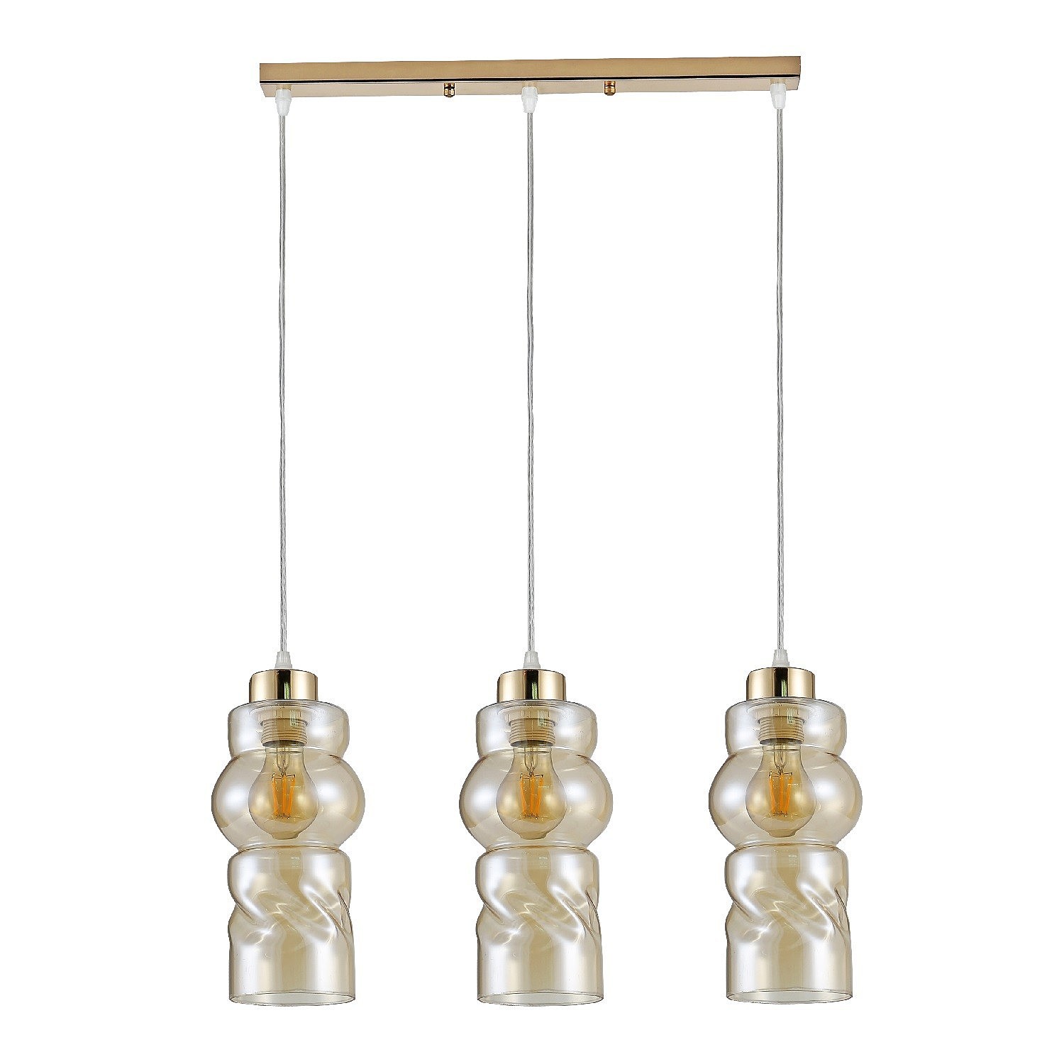 Светильник подвесной ЭкономСвет 30115 30115/3GD AMB