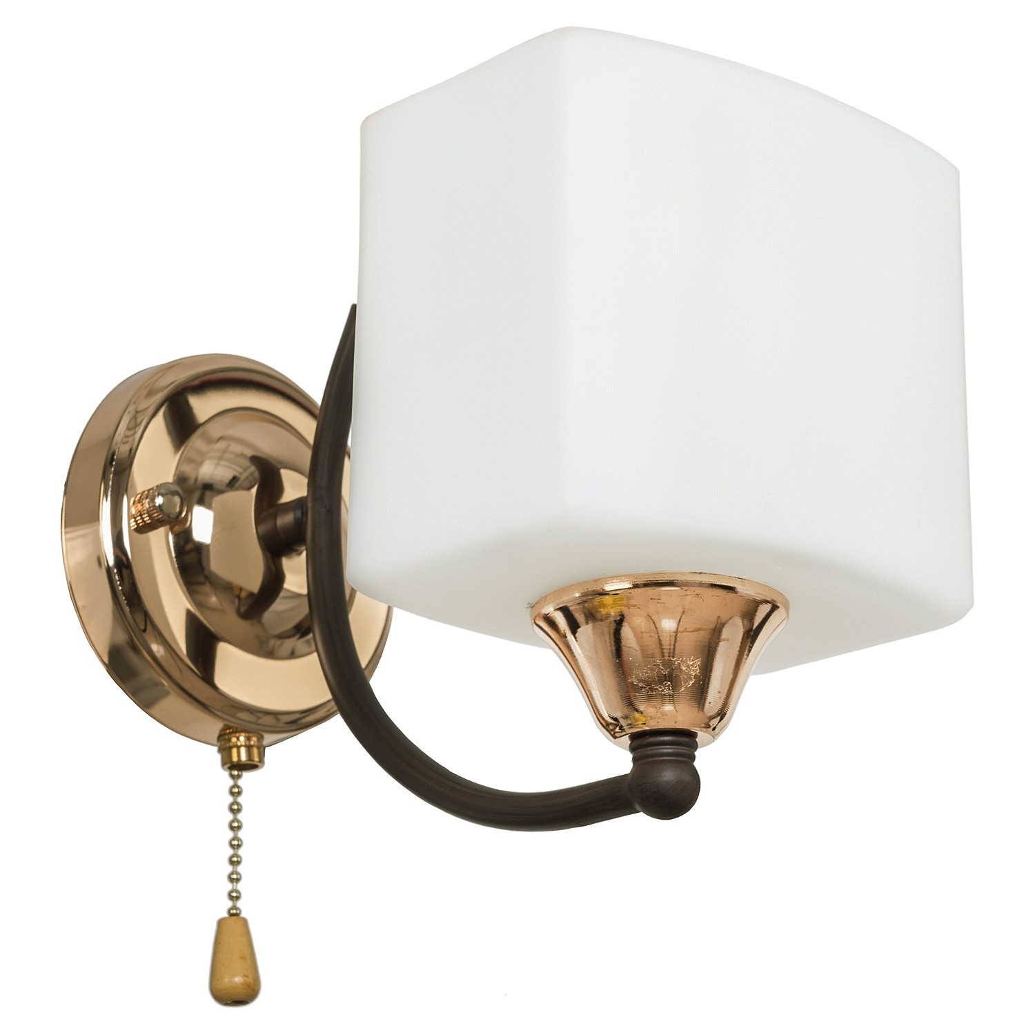 Настенное бра ЭкономСвет 33898 33898/1wFGD+BR WT