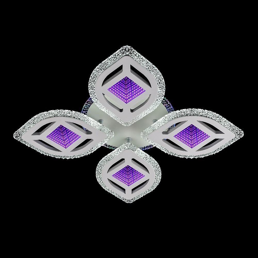 Потолочная люстра ЭкономСвет 51242 51242/4+1WT RBP+3D