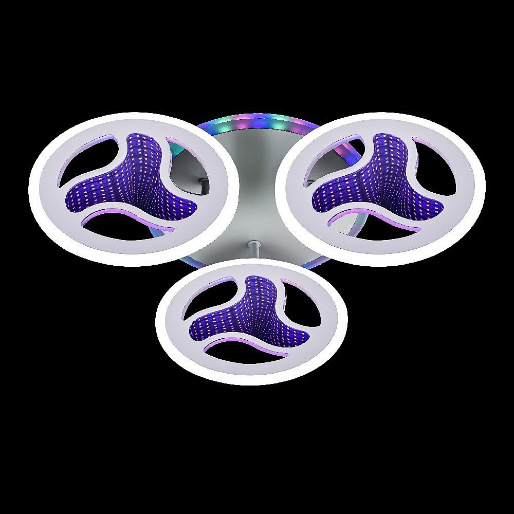 Потолочная люстра ЭкономСвет 51259 51259/3+1WT RBP+3D