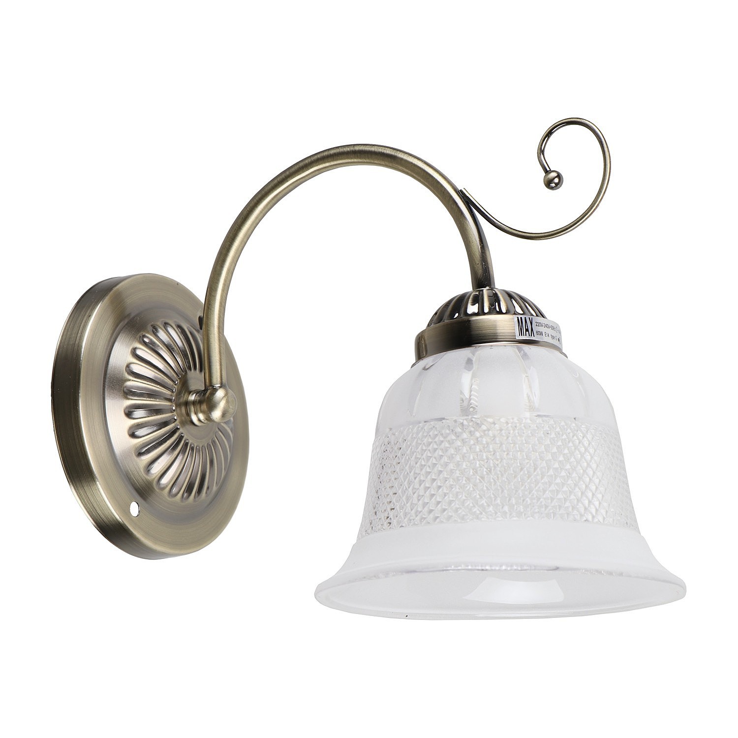 Настенное бра ЭкономСвет 91037 91037/1wAB WT