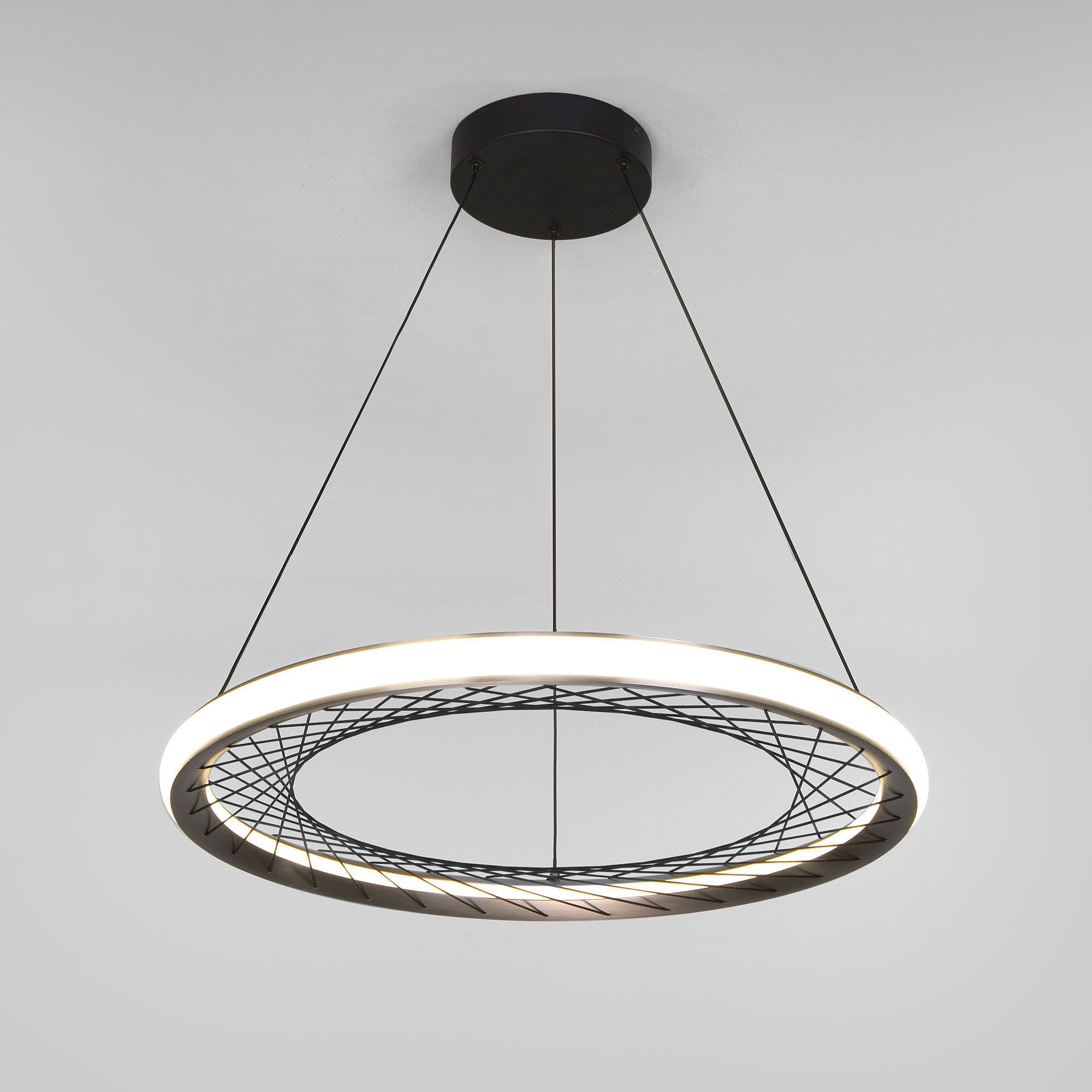 Подвесная люстра Eurosvet Parafe 40024/1 LED серый