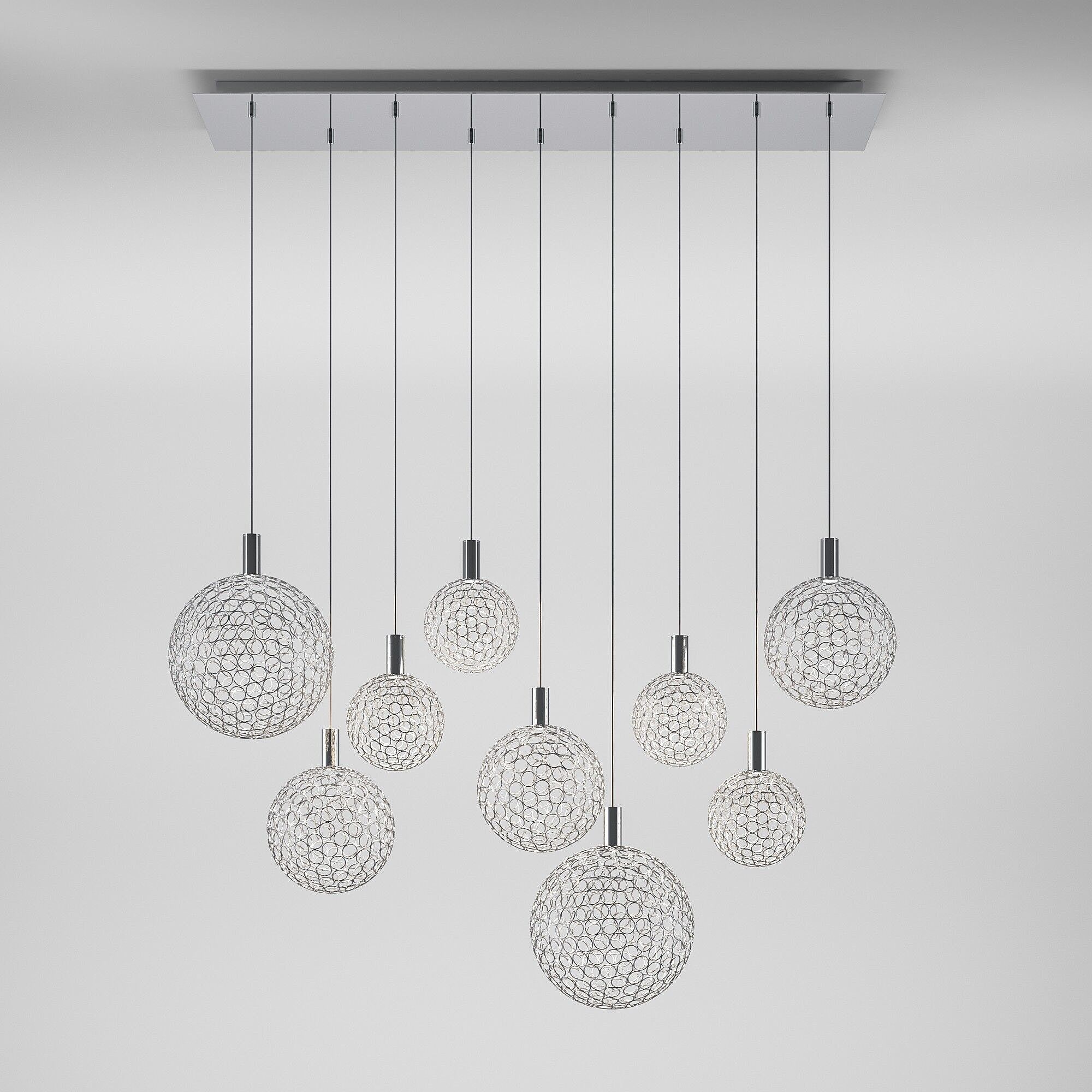 Светильник подвесной Eurosvet Gemini 90353/9 хром