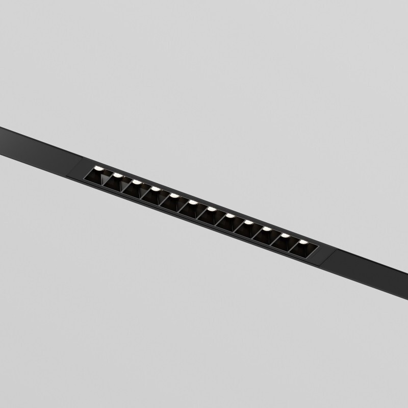 Трековый линейный светильник SIMPLE GRILL DK8201-BK