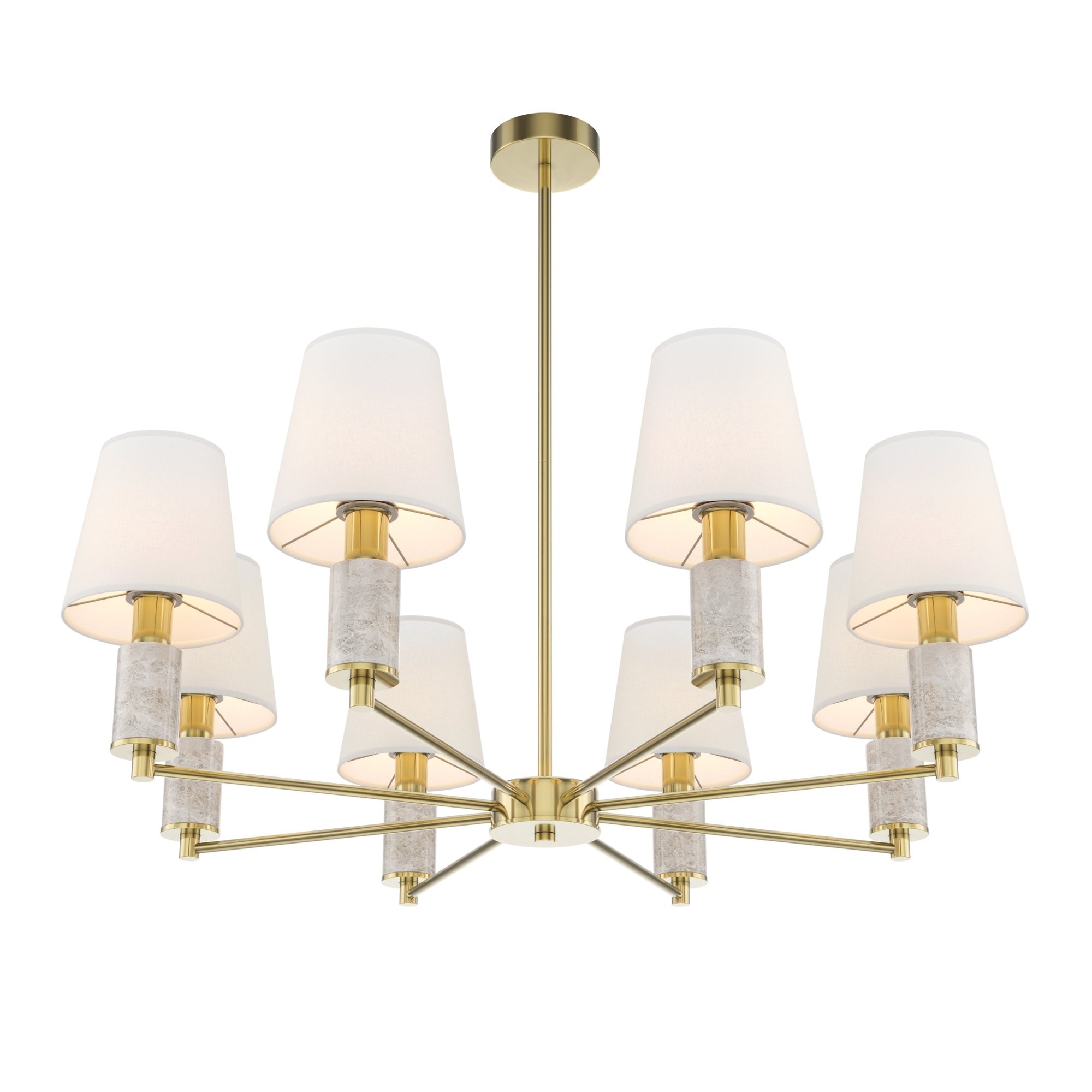 Люстра на штанге Maytoni Lira MOD483PL-08BS