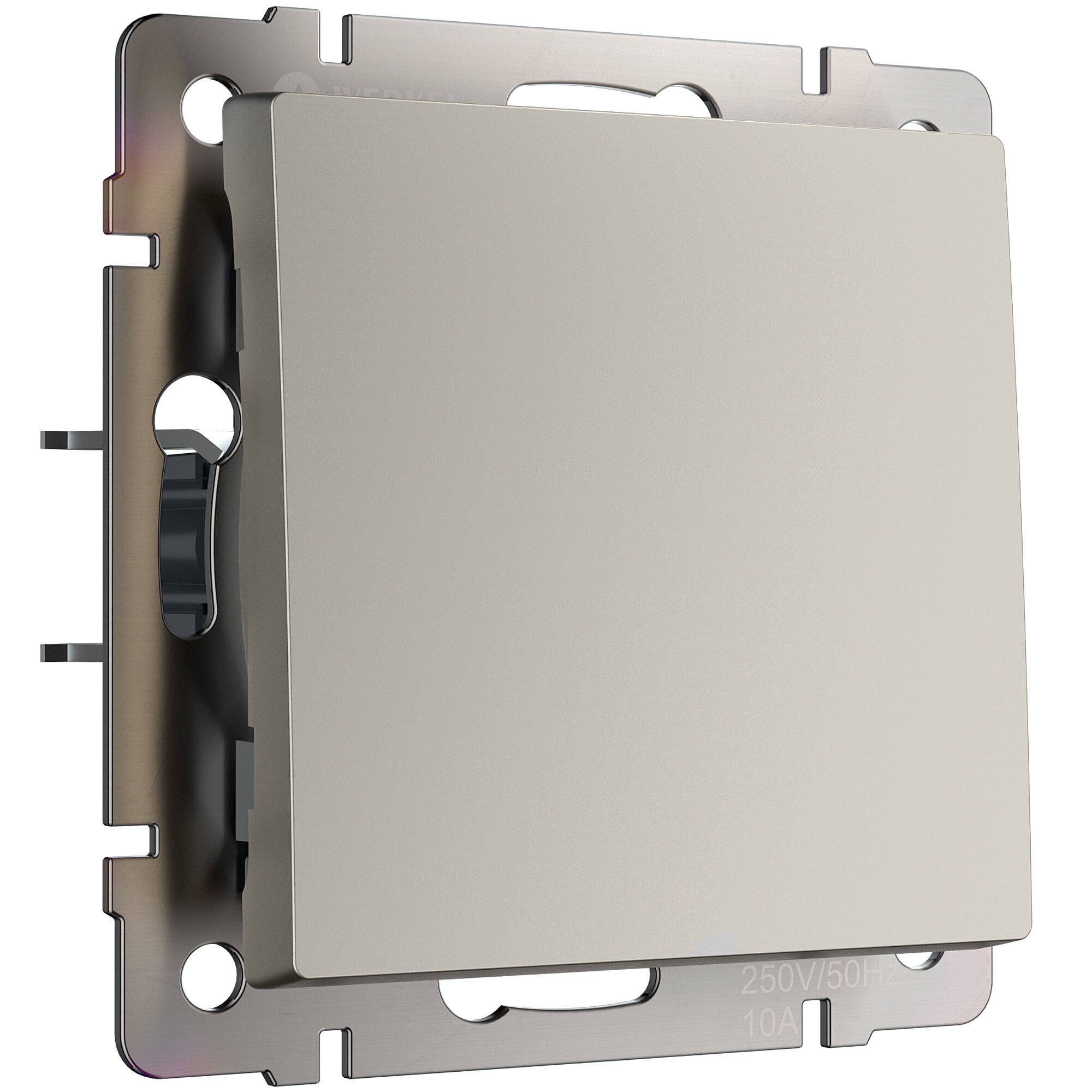 Выключатель Werkel W1210004/ Выключатель одноклавишный (дымчатый)