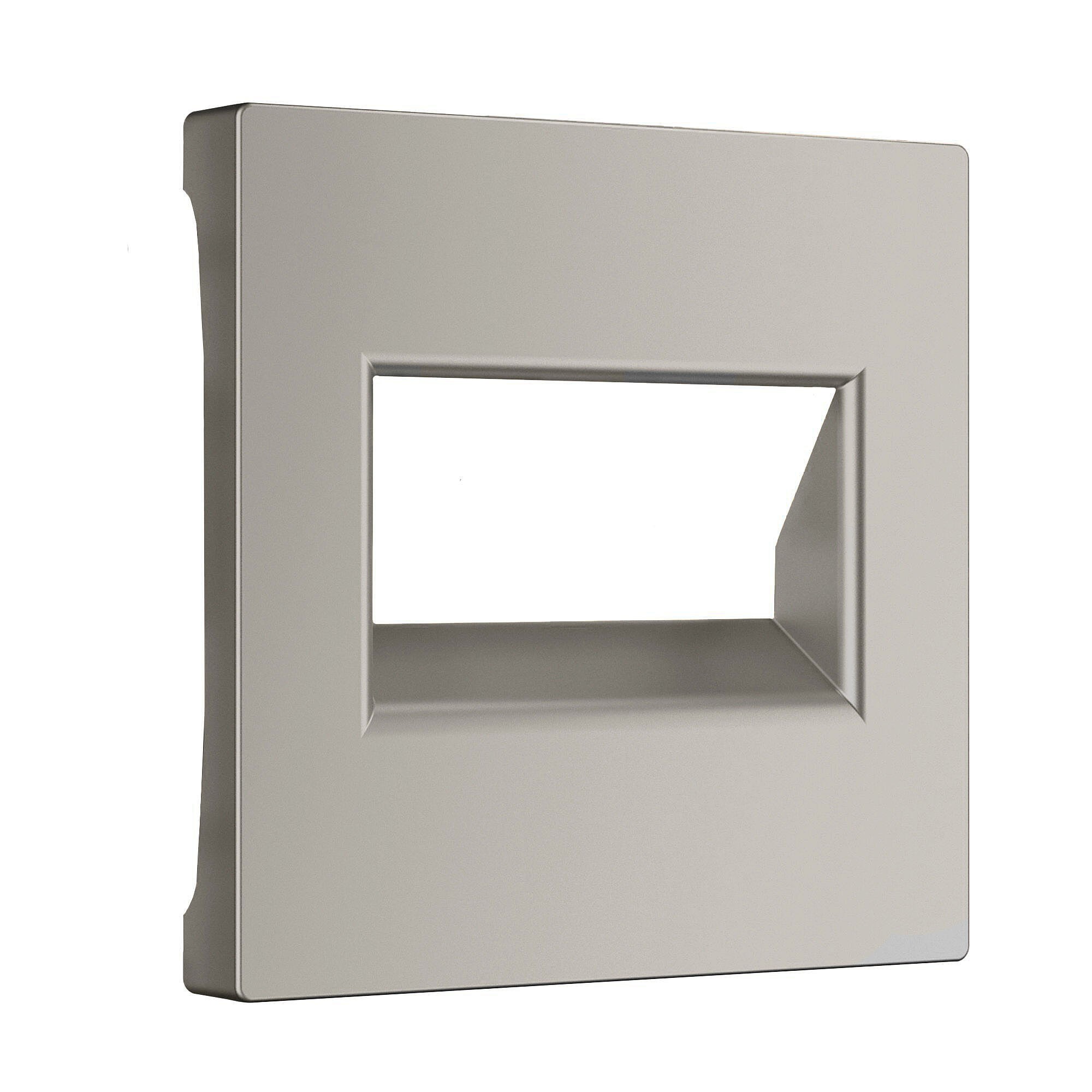 Накладка на механизм Werkel W1291104/ Накладка для двойной розетки Еthernet RJ-45 (дымчатый)