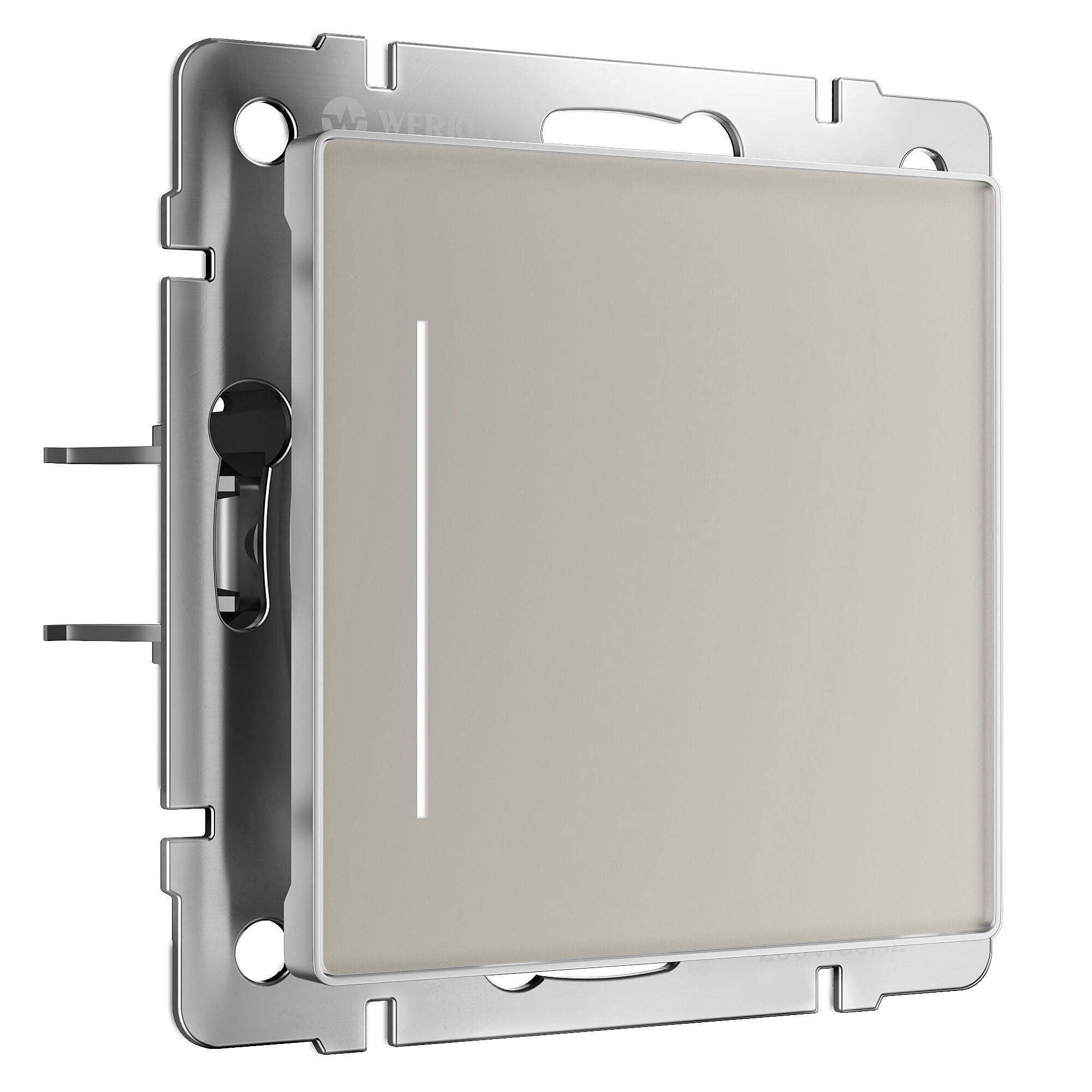 Сенсорный выключатель Werkel W4512014/ Сенсорный выключатель одноклавишный с подсветкой (дымчатый)