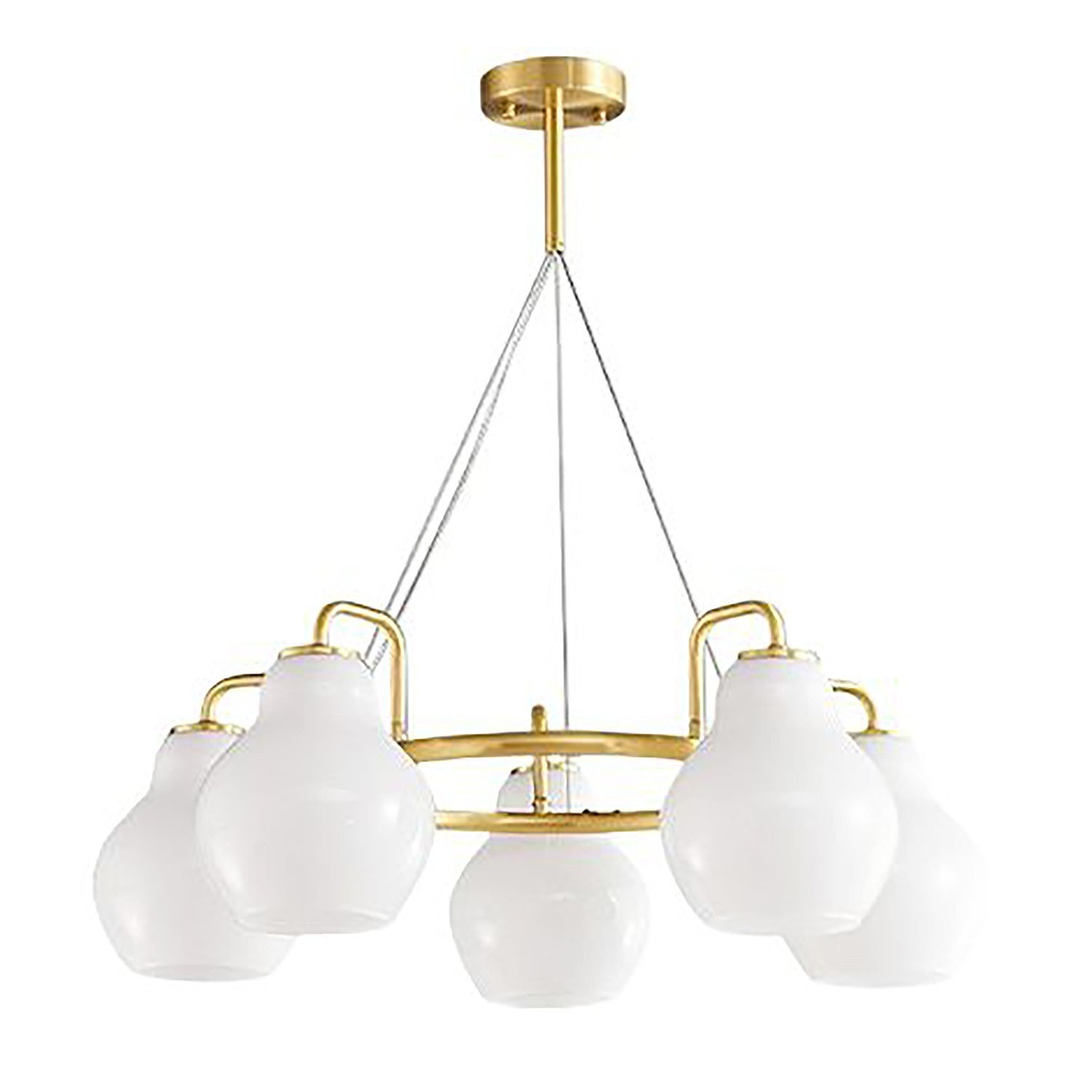 Подвесная люстра Gerhort G31358 G31358/5BRS WT