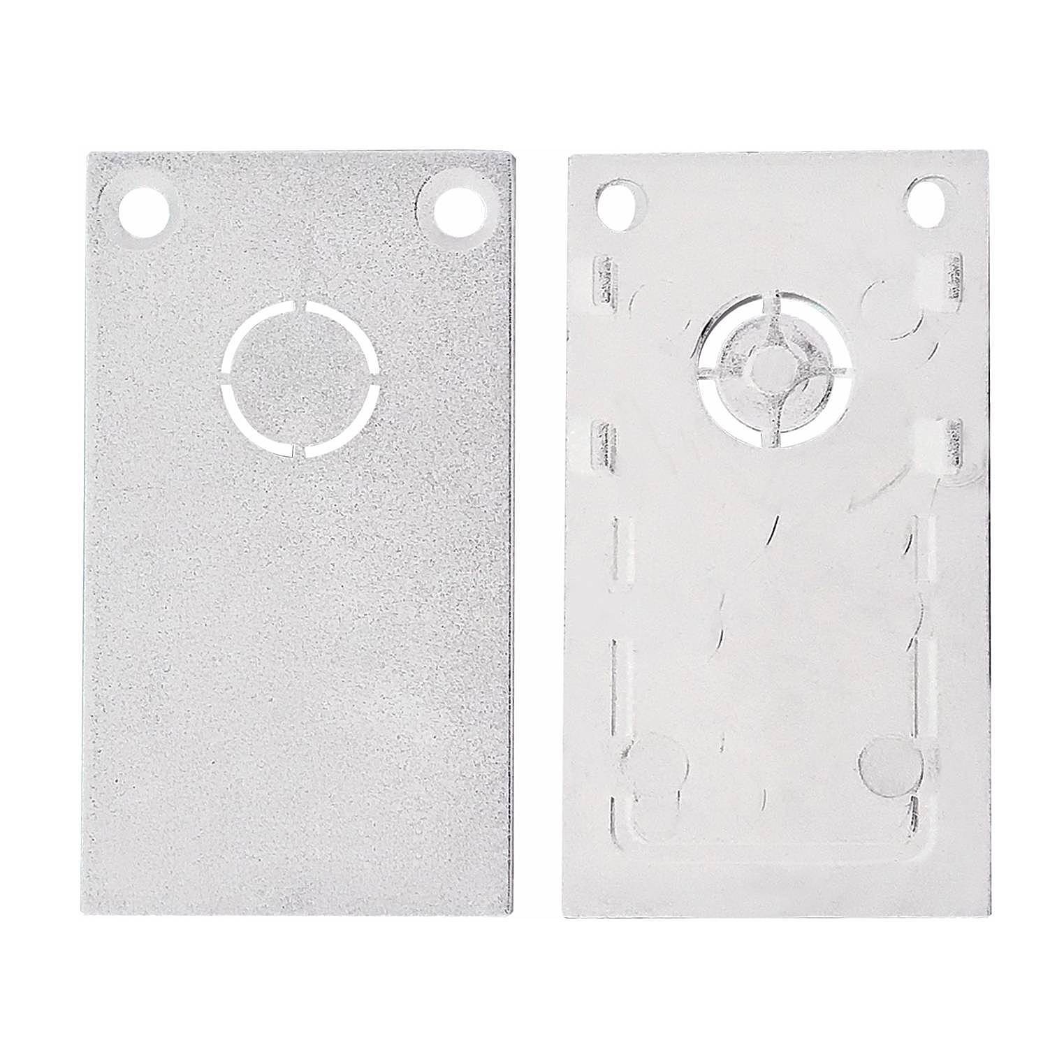 Комплект заглушек торцевых для накл. шинопровода iLEDEX TECHNICAL VISION48/22 END CAP 4822-025-WH (2 шт)