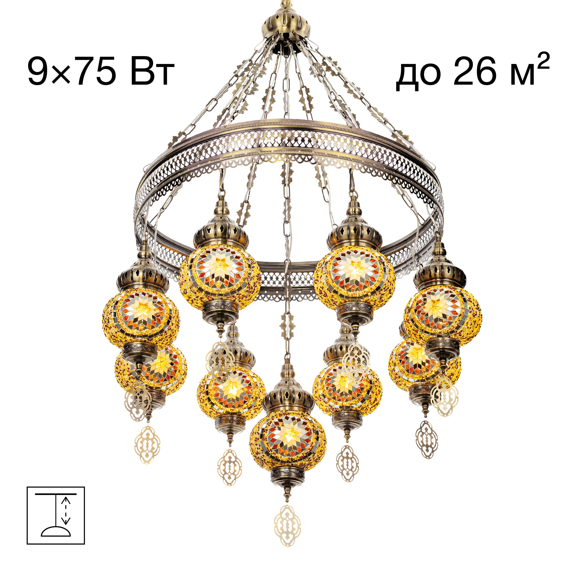 Подвесная люстра Citilux Каир CL419185