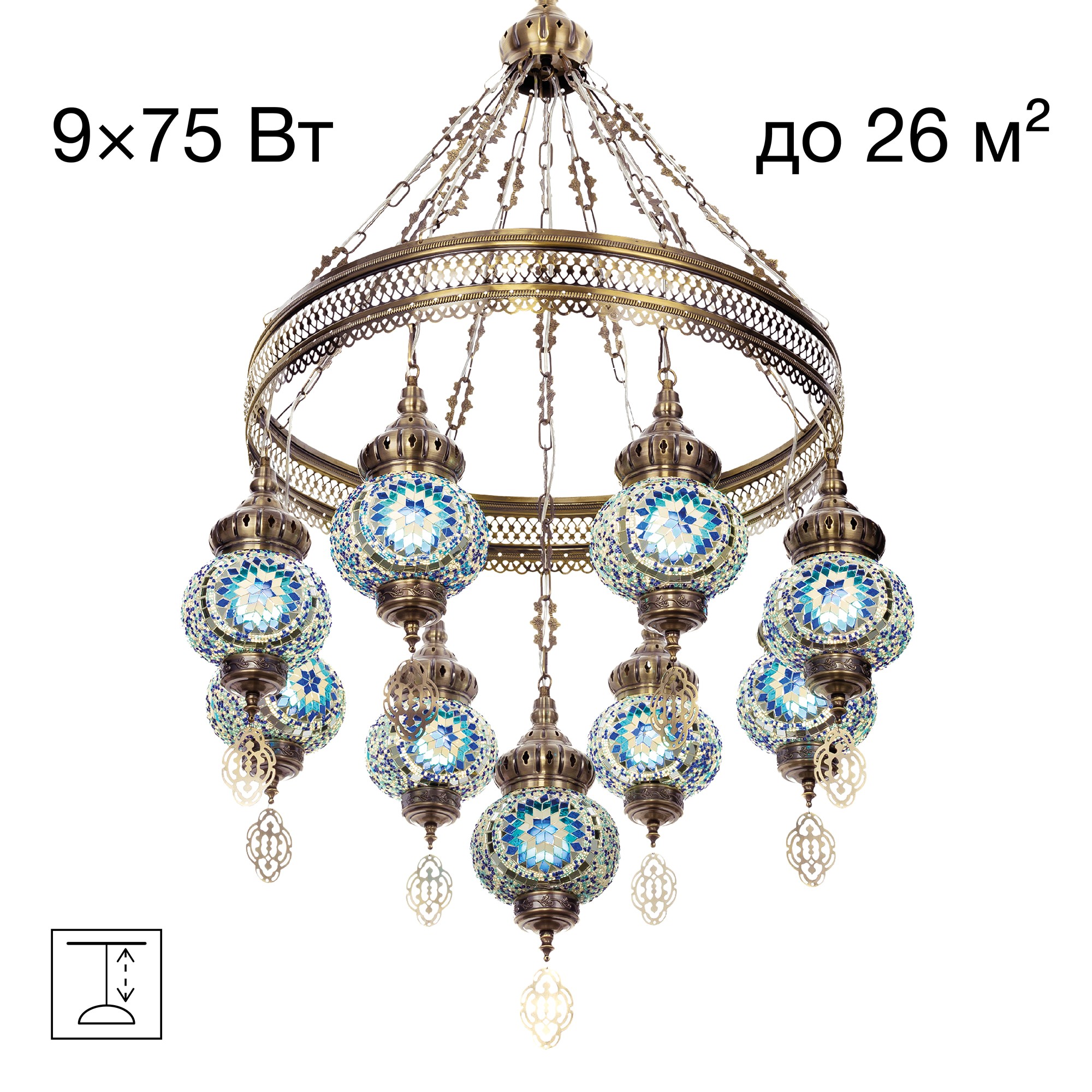 Подвесная люстра Citilux Каир CL419186