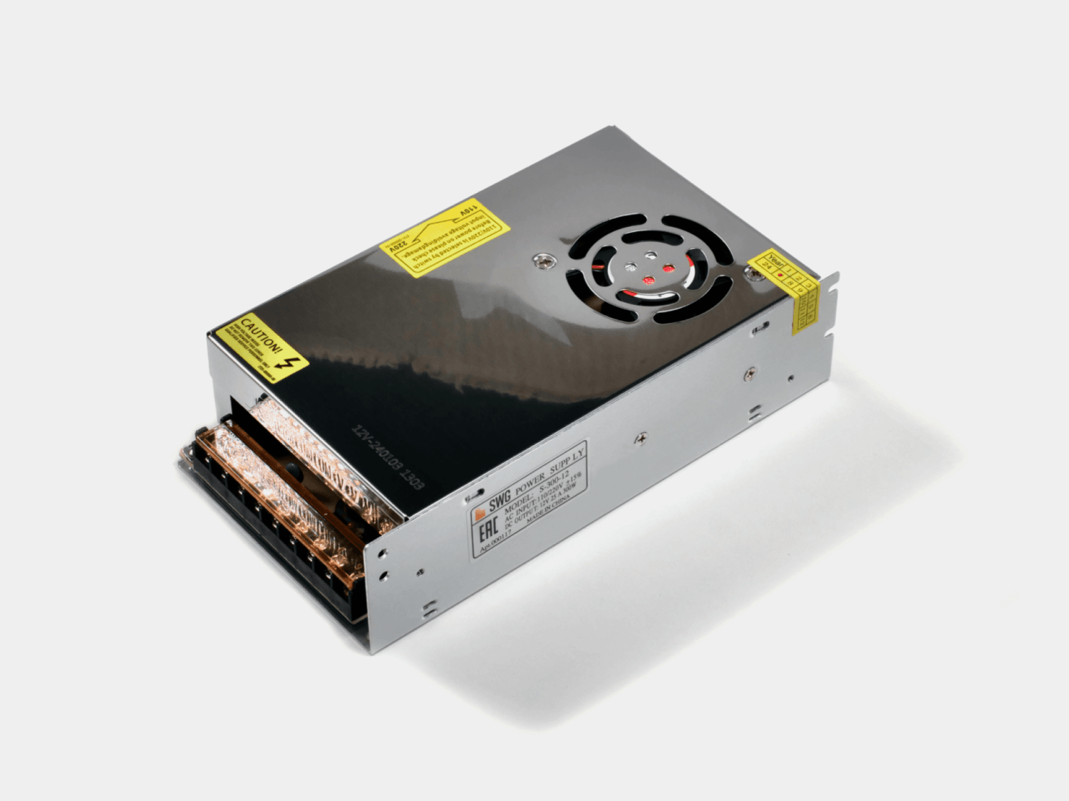Блок питания для светодиодной ленты 12В, 300Вт SWG S S-300-12