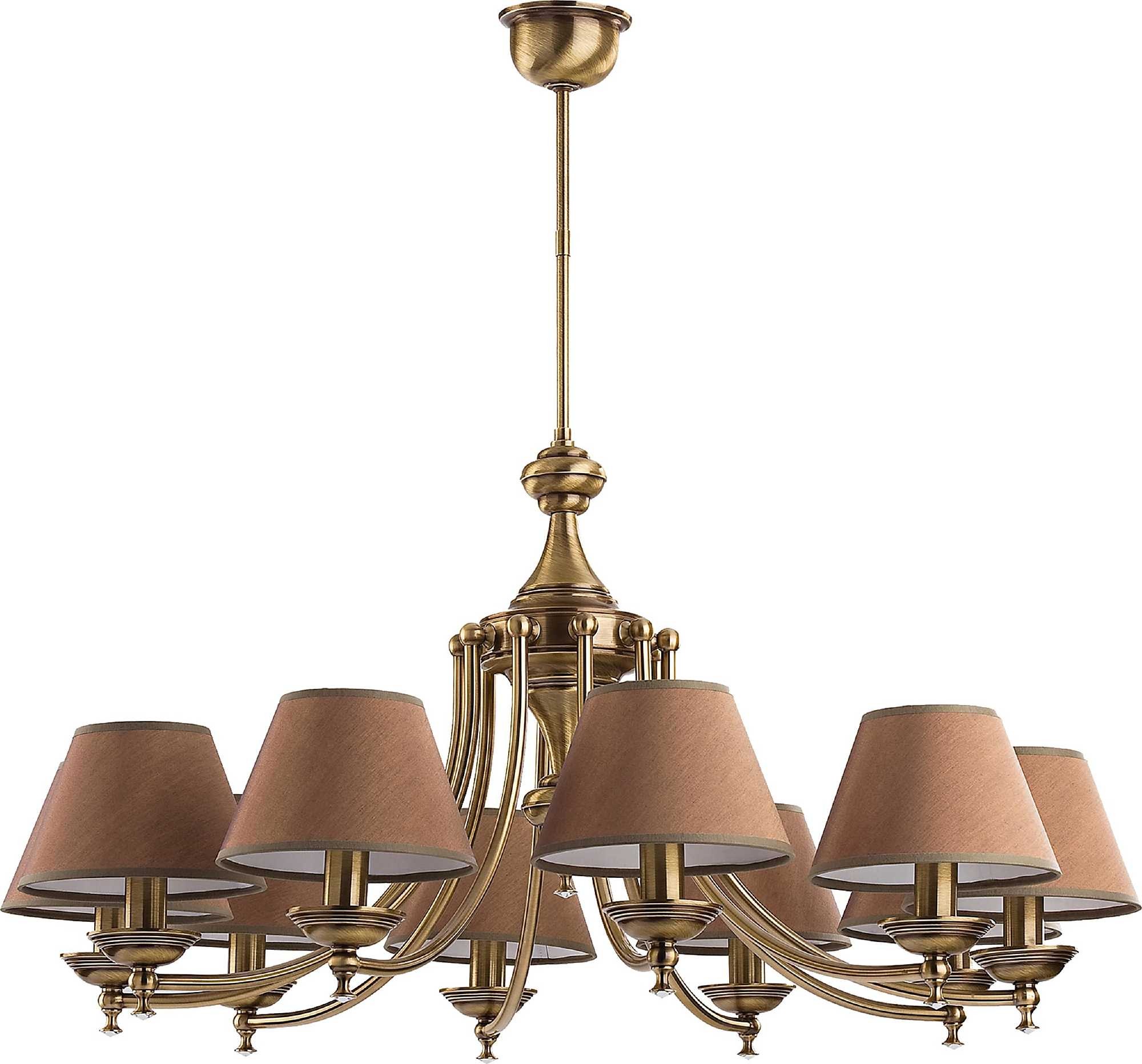 Люстра на штанге Kutek San Marino Aba?ur SAN-ZW-10(P/A)CR