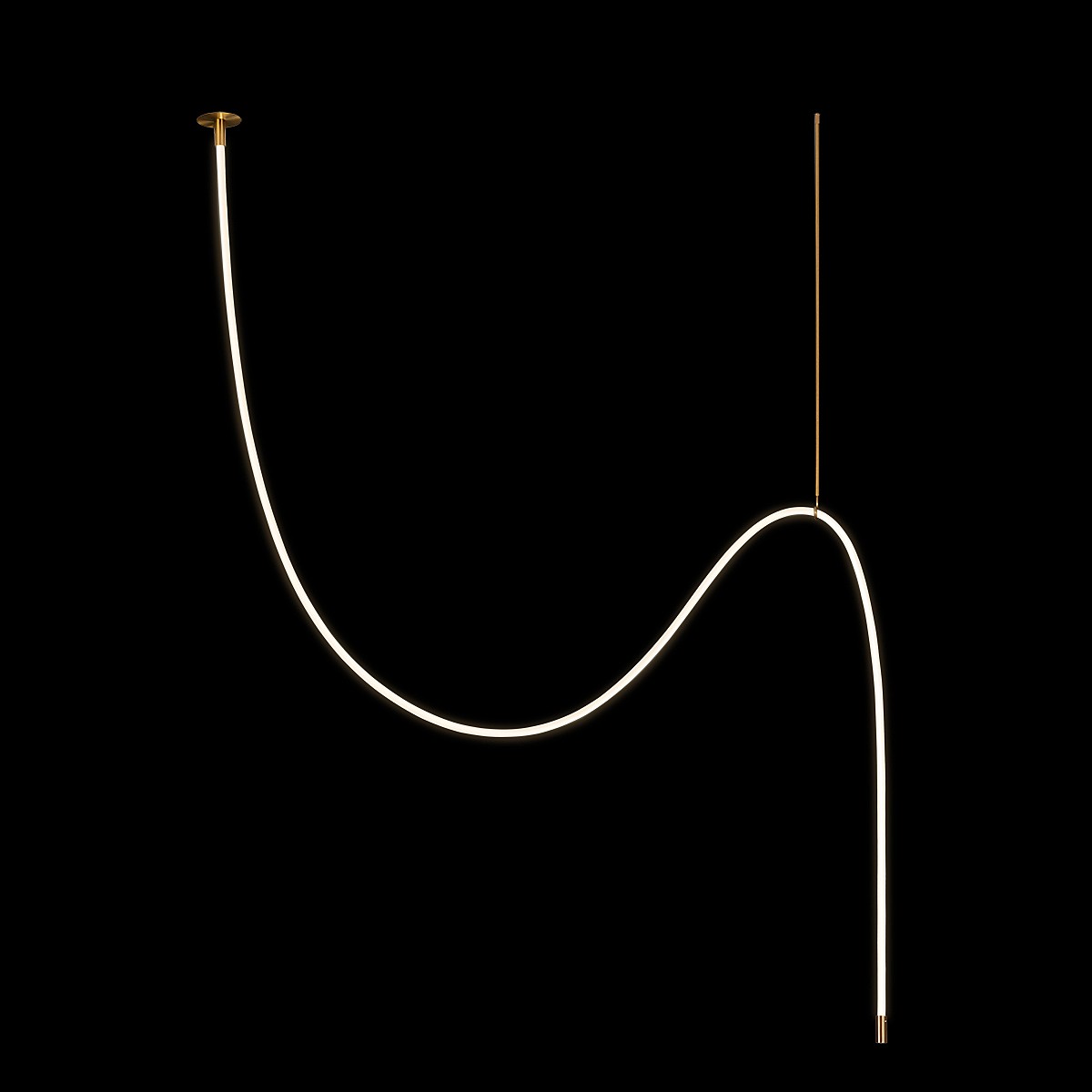 Светильник потолочный Loft It Thread 10388C Brass